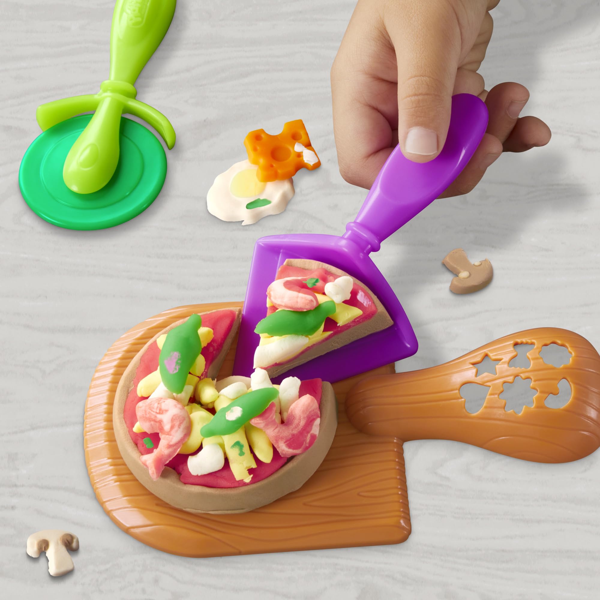 Play-Doh Kitchen Creations Pizza Oven Playset - 6 Colors & 8 Tools for Kids 3+ 22