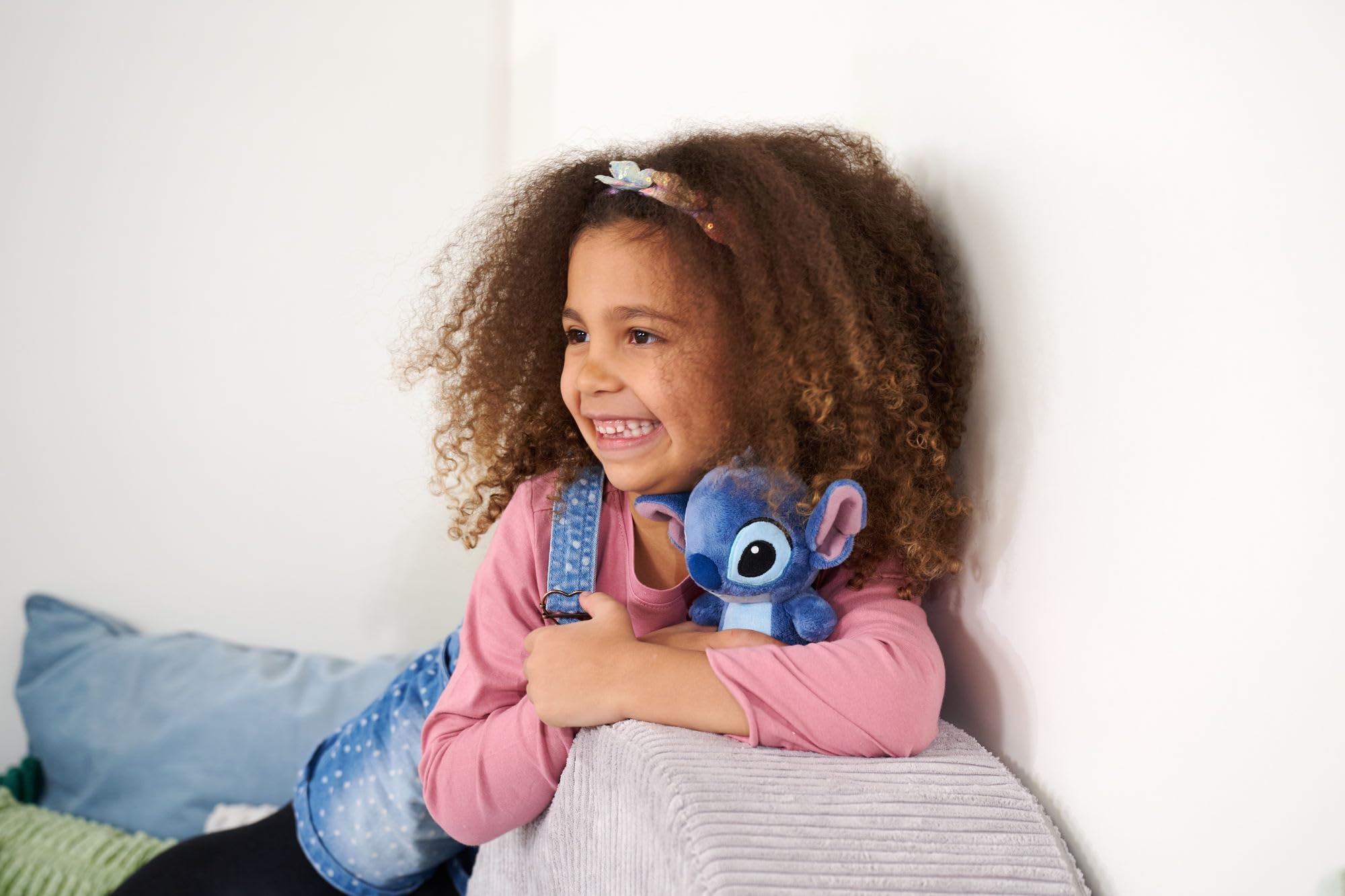 Simba Disney Stitch 15cm Plush Soft Toy - Blue