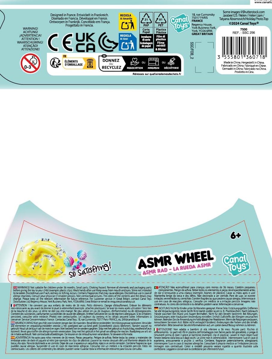 So Slime Sensations ASMR Wheel - Mix & Match Slime Playset for Kids 3+ 9