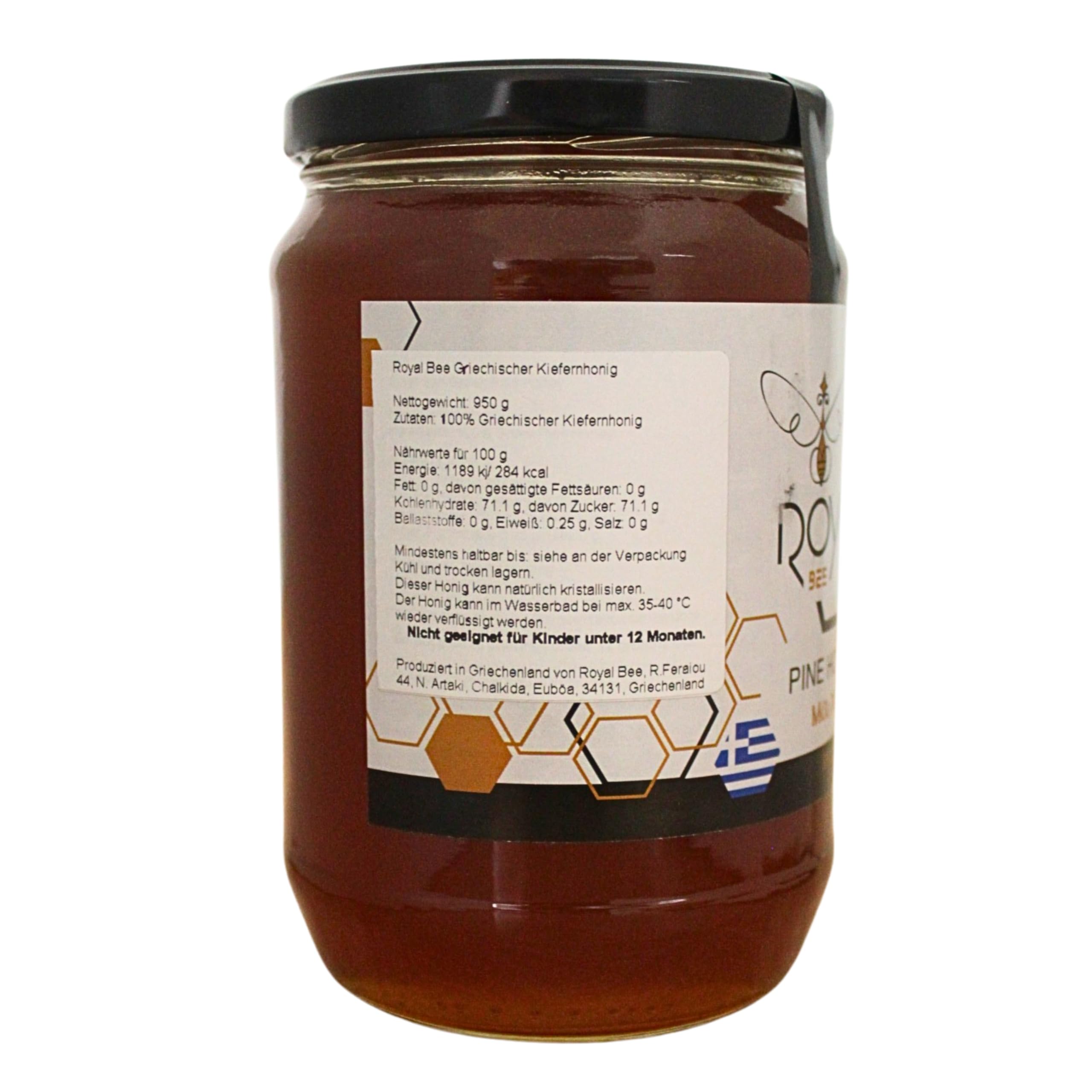 Royal Bee Greek Pine Honey - Low Sugar Flavor | High Nutritional Value | 950g 3