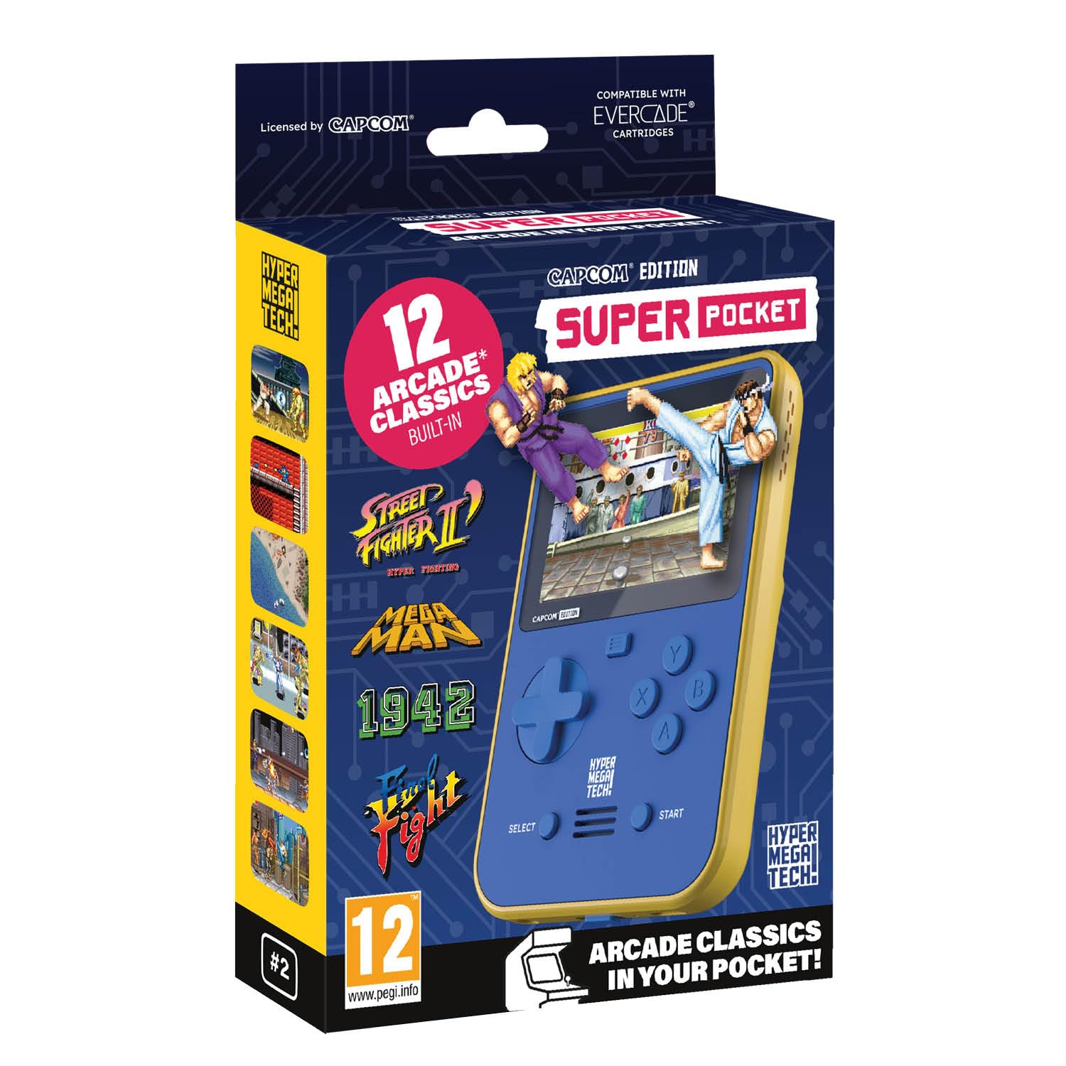 Evercade Capcom Super Pocket - Portable Arcade Gaming Console 11