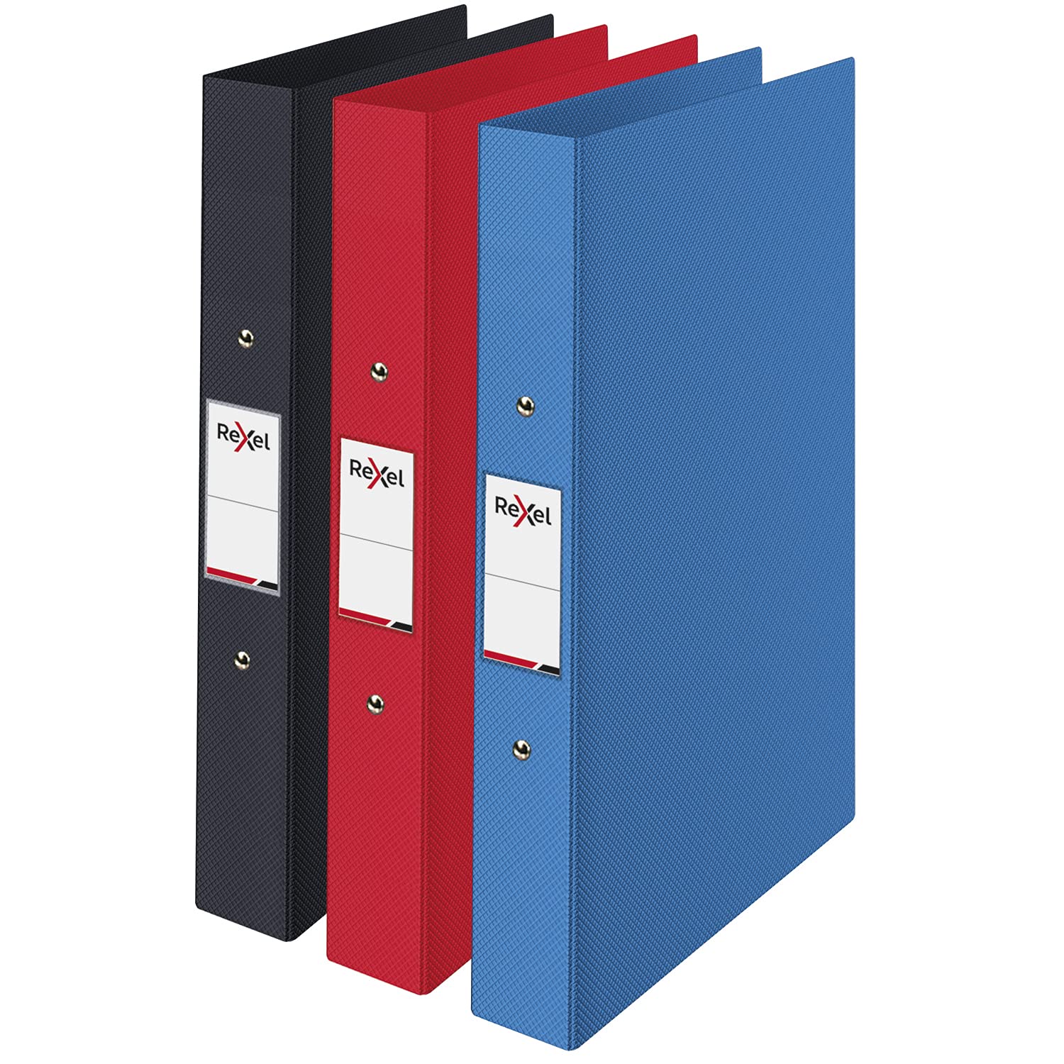 Rexel Choices A4 O-Ring Binder - 25mm Spine, 190 Sheet Capacity | Polypropylene | Assorted Colors 1