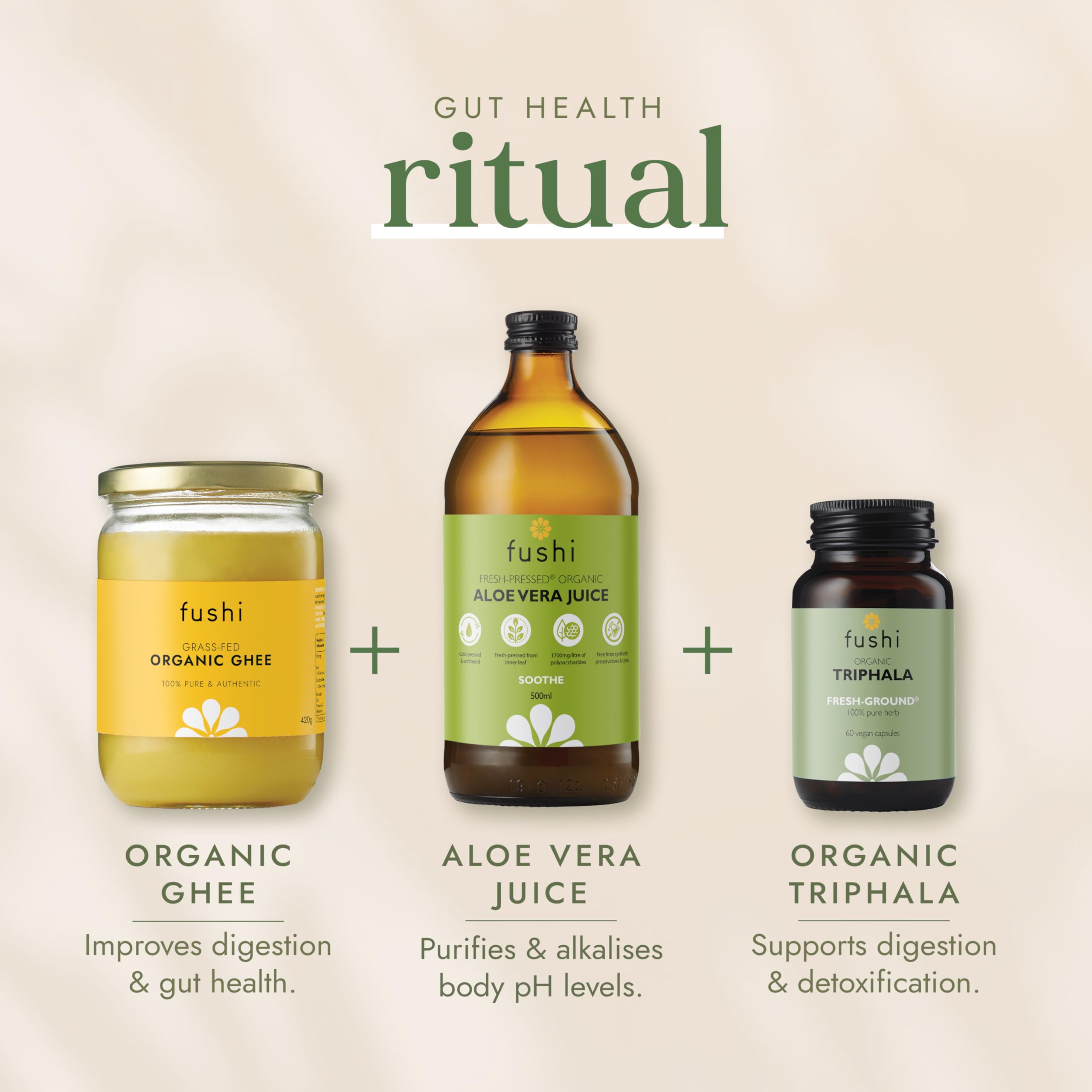 Fushi Organic Ghee 420g – Organic Certified | English Ghee | Vegetarian, Cl