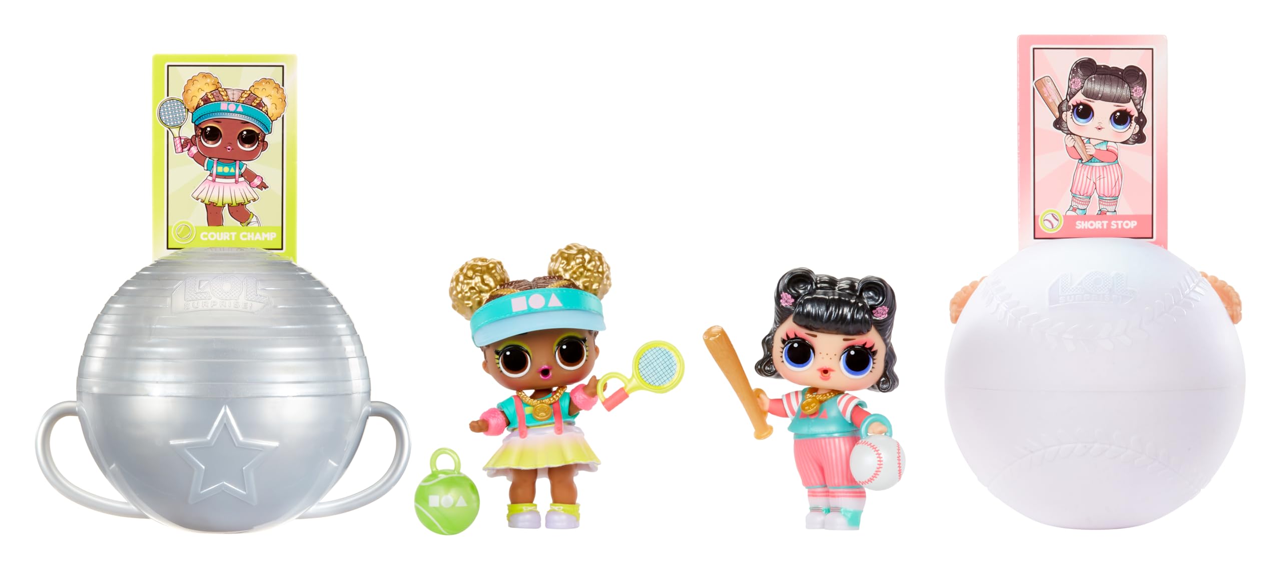 L.O.L. Surprise! All-Star Sports Vault Collection Tots - 12-Piece Doll Set with Accessories