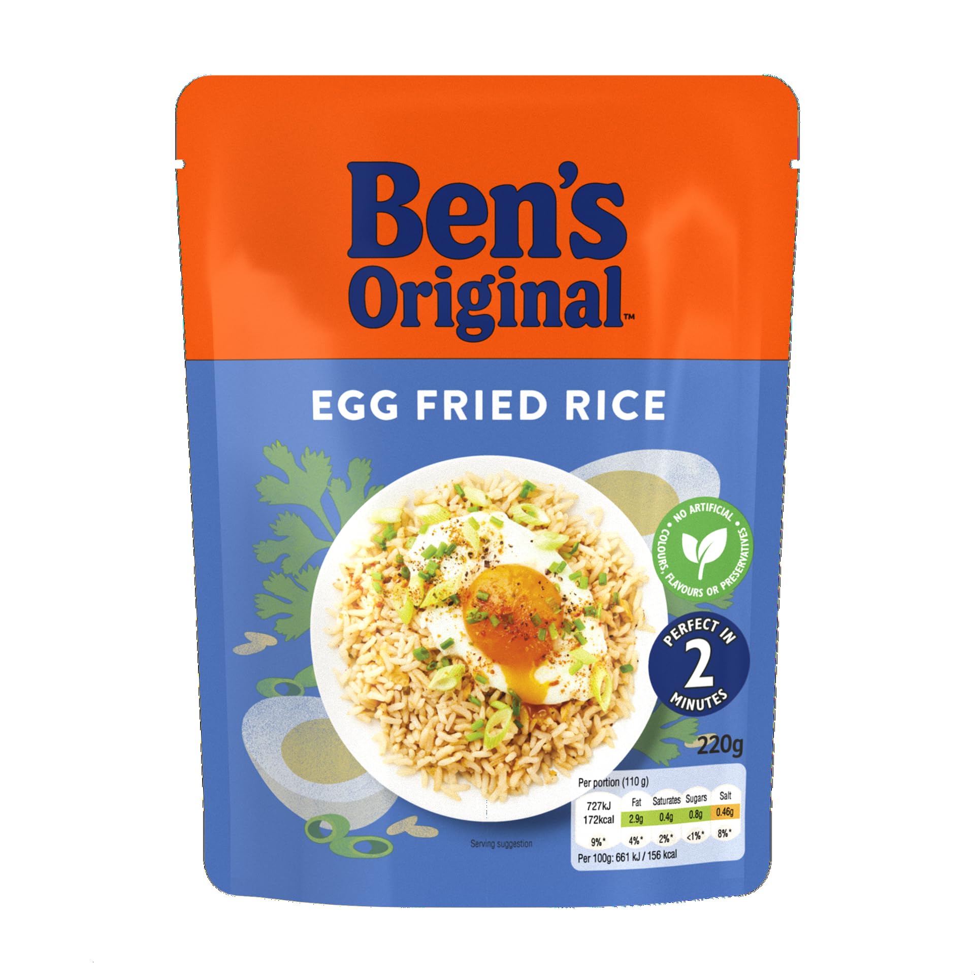 Ben's Original Egg Fried Microwave Rice Pouch, 220g 4
