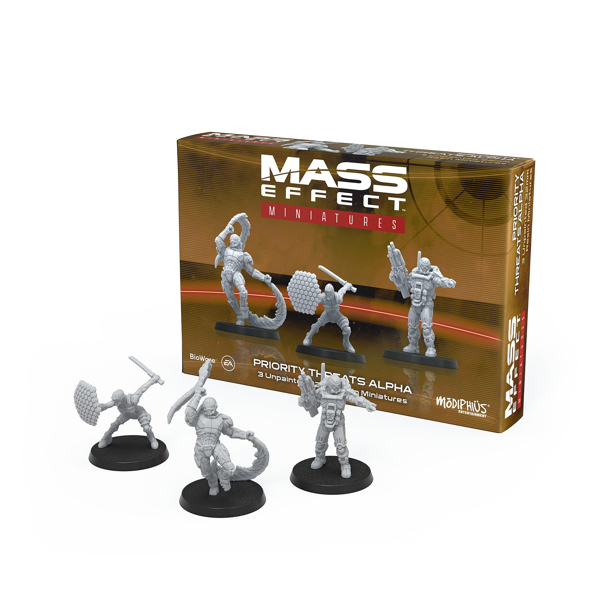 Modiphius Mass Effect Priority Threats Alpha Resin Collectors Miniature Set