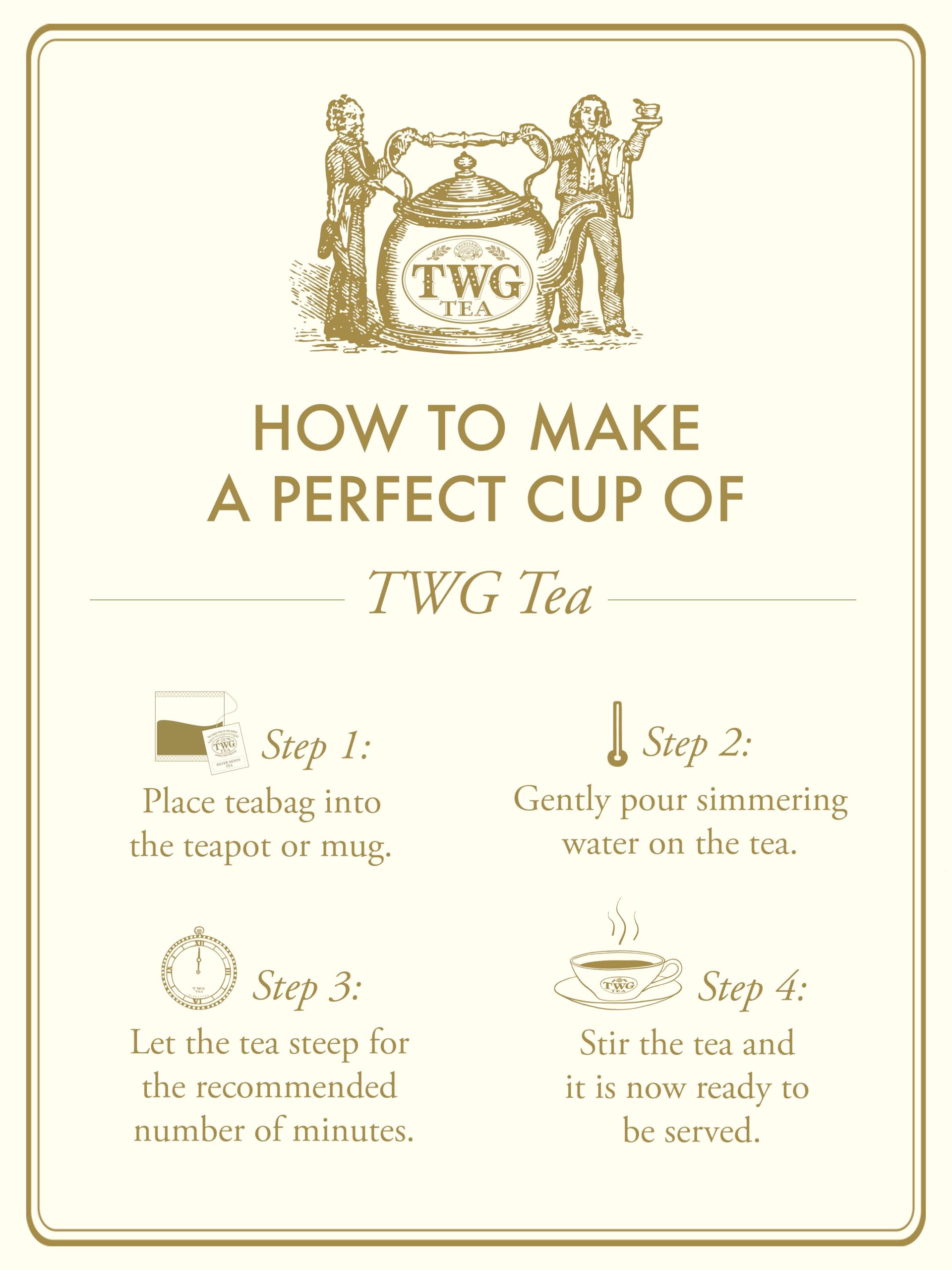 TWG Tea - Milk Oolong | 15 Hand-Sewn Cotton Teabags | Luxury Oolong Tea Gift Set