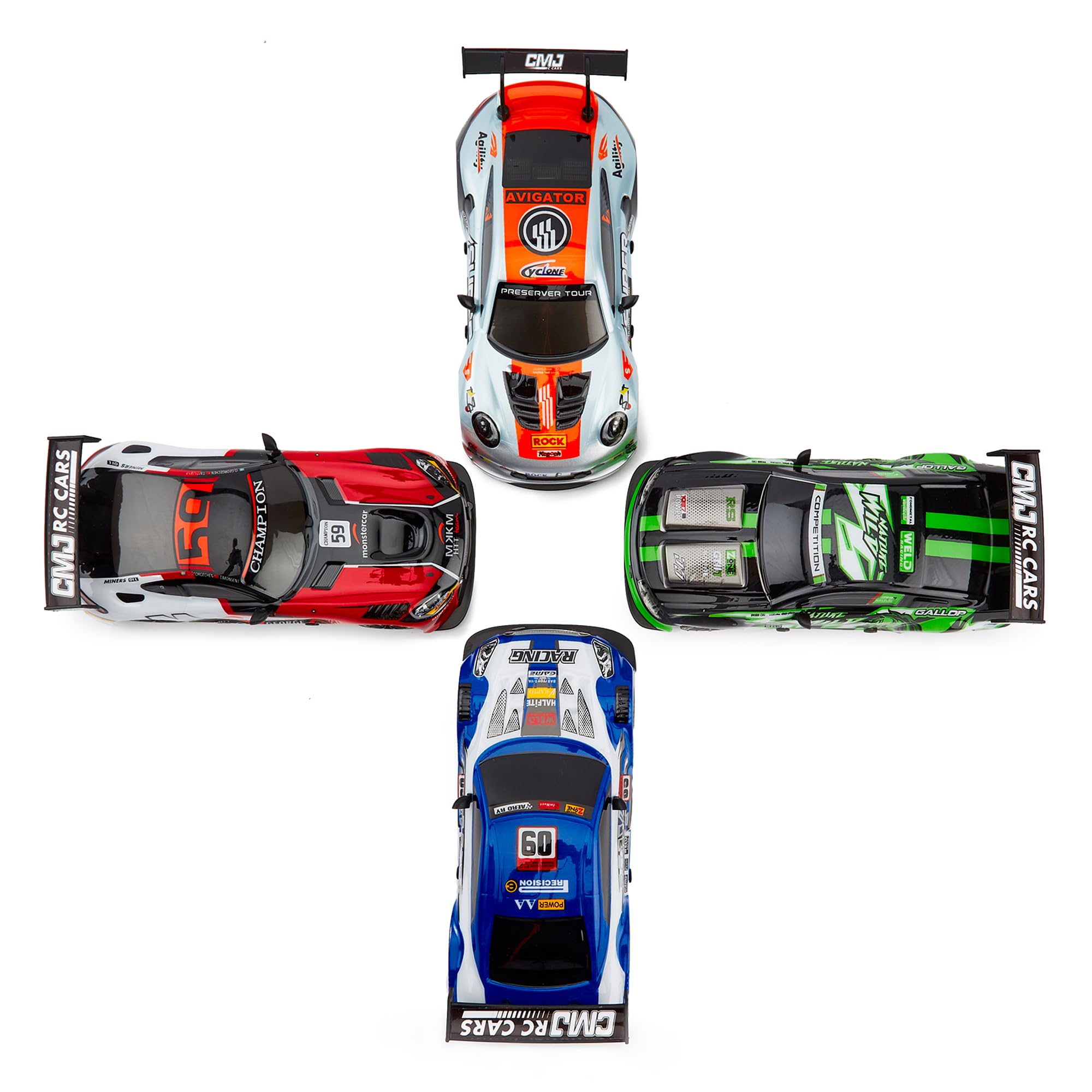 CMJ RC Cars Road Rebel Green Machine - 1:24 Scale High-Speed 2.4GHz Remote Control Racing Car 3