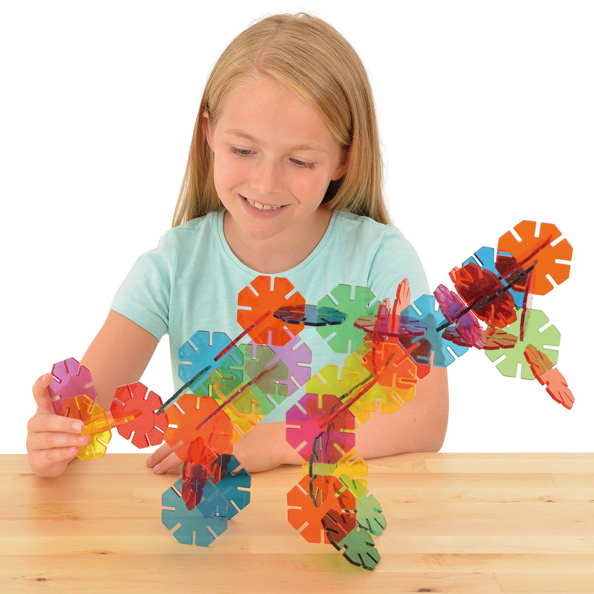 Galt Octons Building Set - 48 Translucent Pieces | Ages 4+ 2