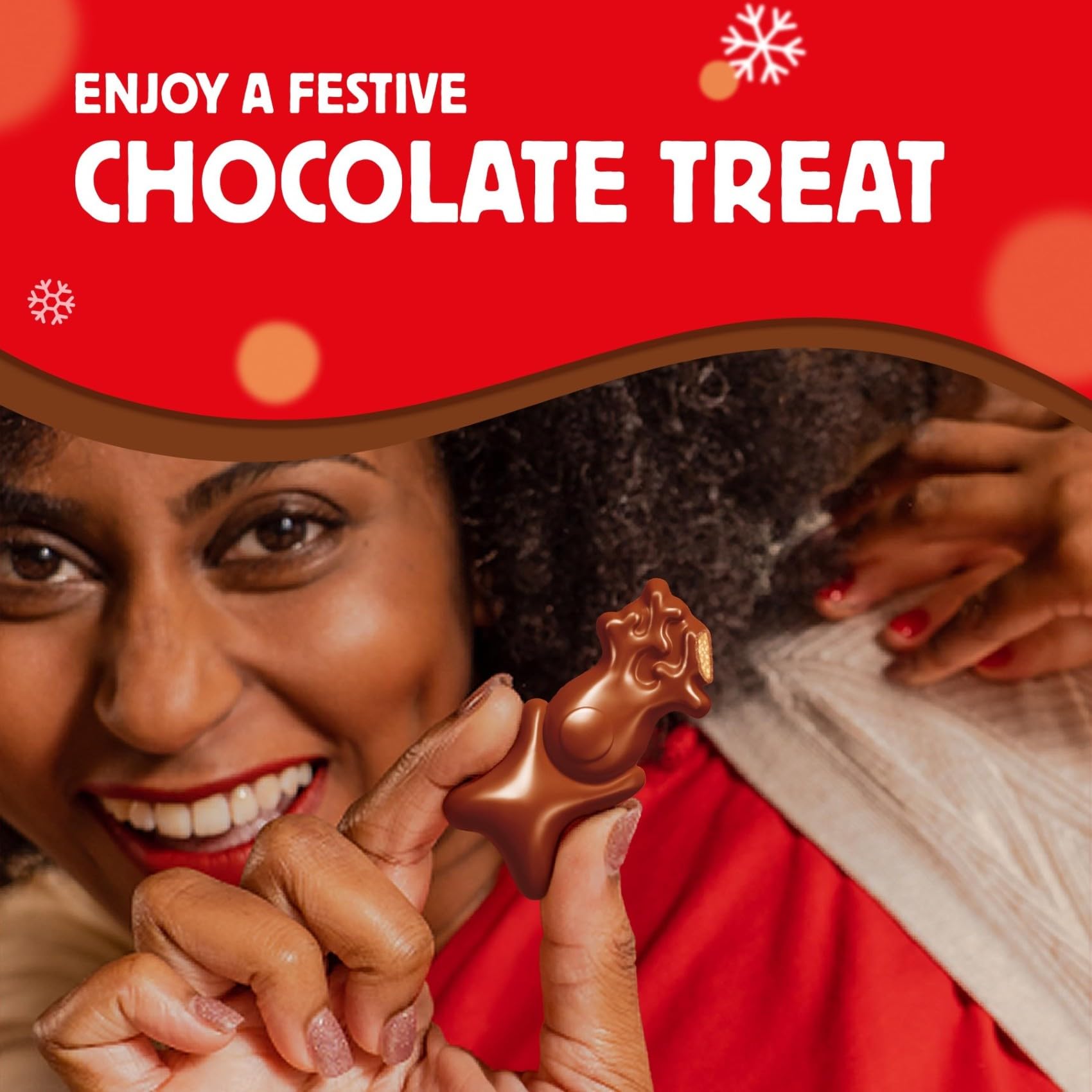 Maltesers Mini-Rentiere, Lebkuchengeschmack, Milchschokoladen-Leckereien, 59 g 4