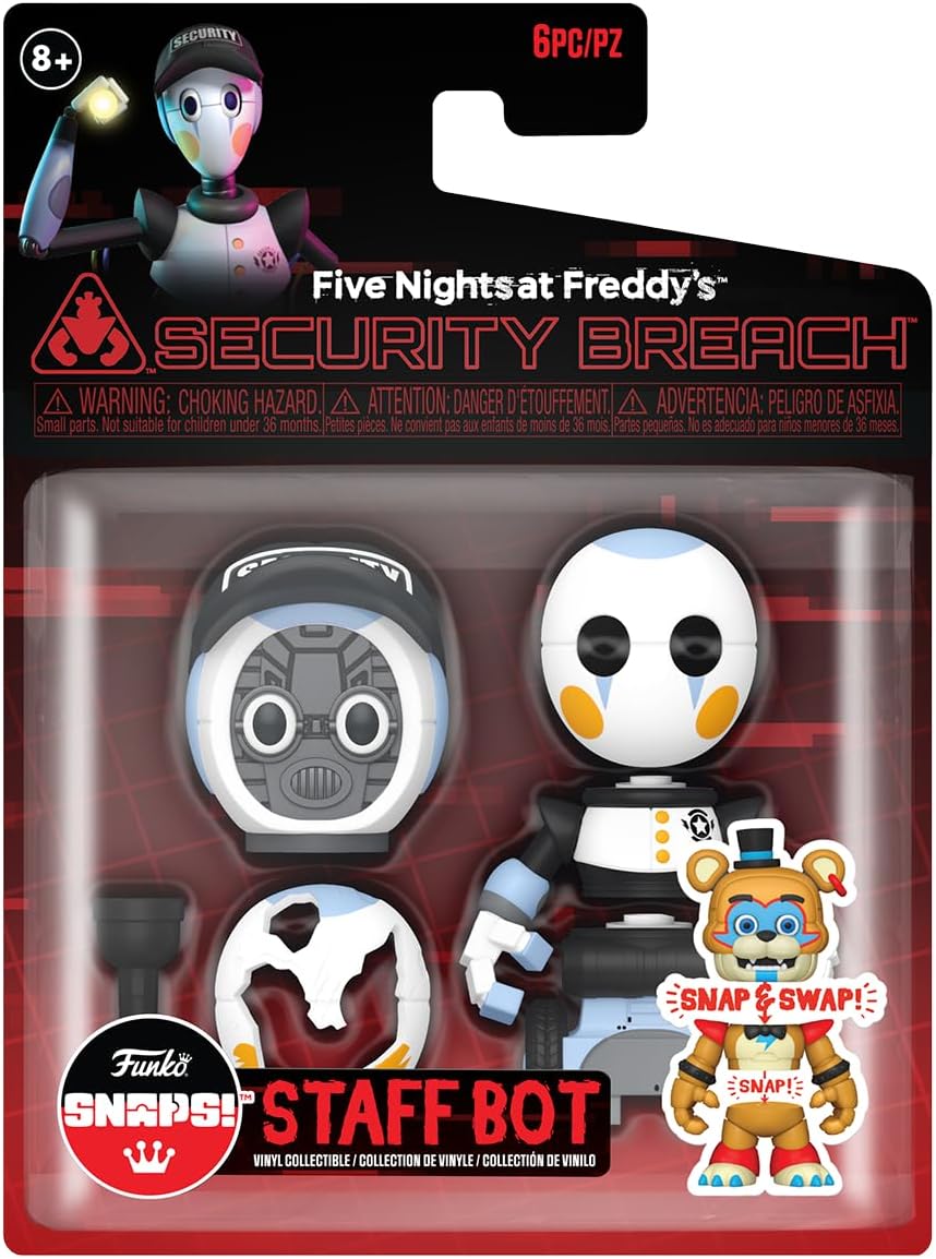 Funko SNAPS! Five Nights at Freddy's: Security Breach - Staff Bot Vinyl Figure