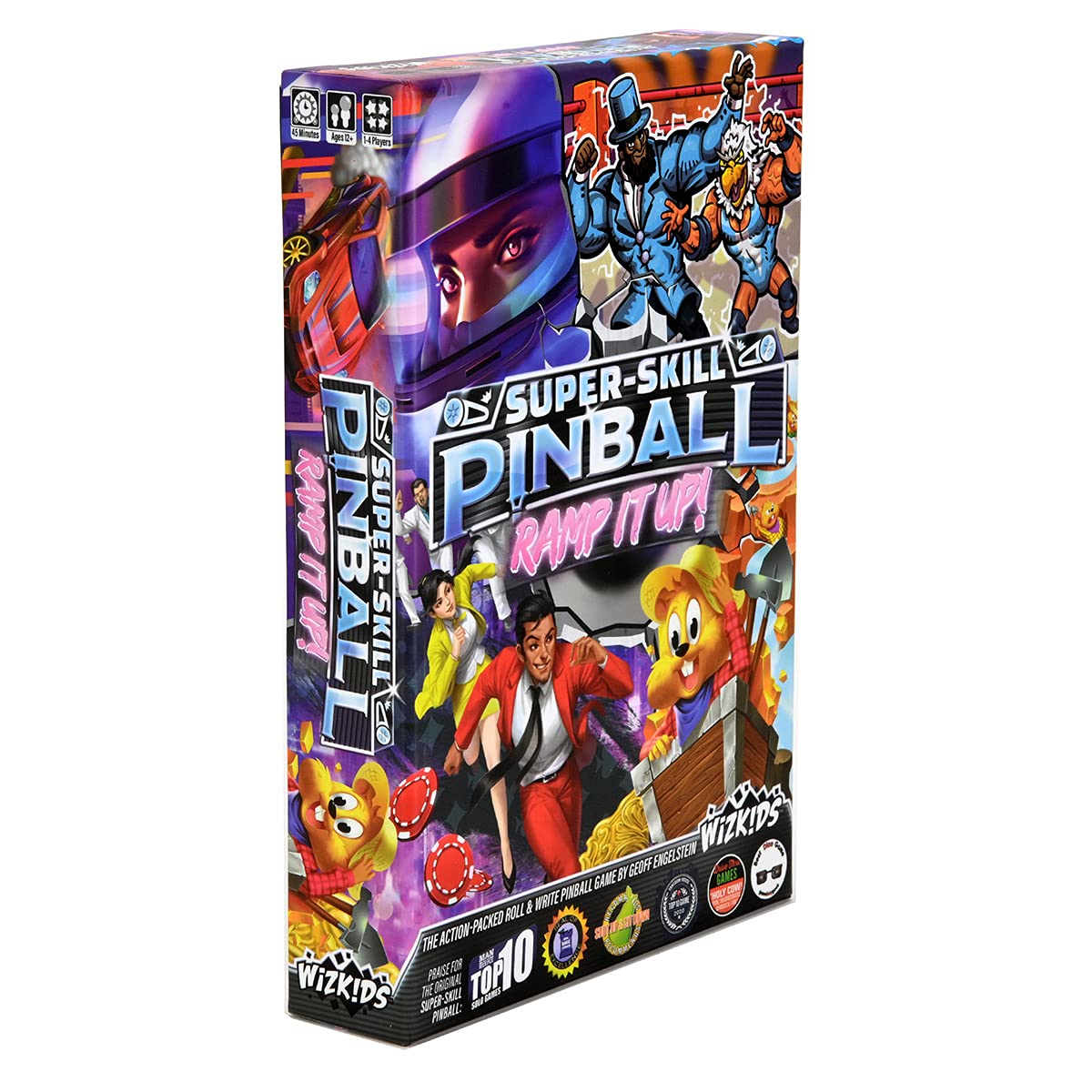 WizKids Super-Skill Pinball: Ramp It Up Board Game