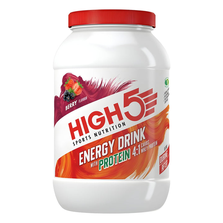 HIGH5 - Energy Drink With Protein Blend of Carbohydrates, Protein & Electrolytes Sports Drink Powder (Berry, 1.6kg)