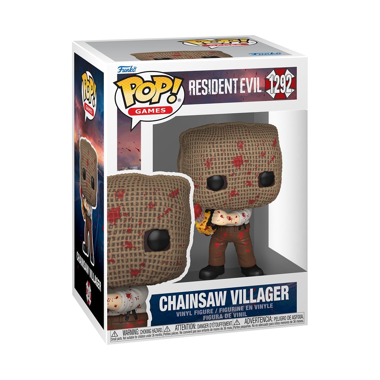 Funko POP! Games: Resident Evil - Chainsaw Man Vinyl Figure | Approx. 3.75 inches | Ages 3+ | Multicolor