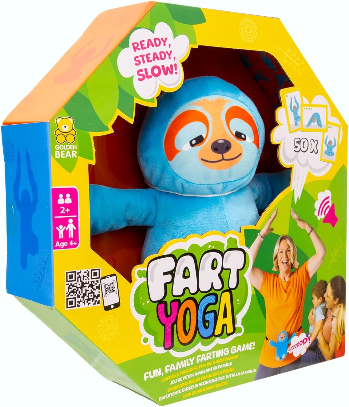 Fart Yoga - Hilarious Family Game with Farting Sloth for Ages 4+ 3