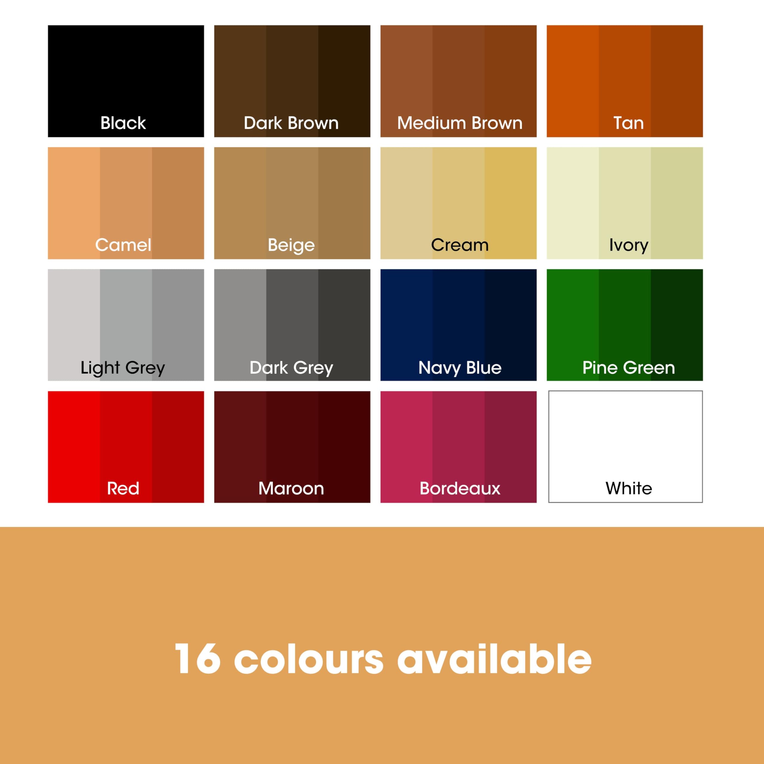 Furniture Clinic Leather Recolouring Balm - Medium Brown for Faded & Scratched Sofas, Car Seats, Shoes, Clothing 2