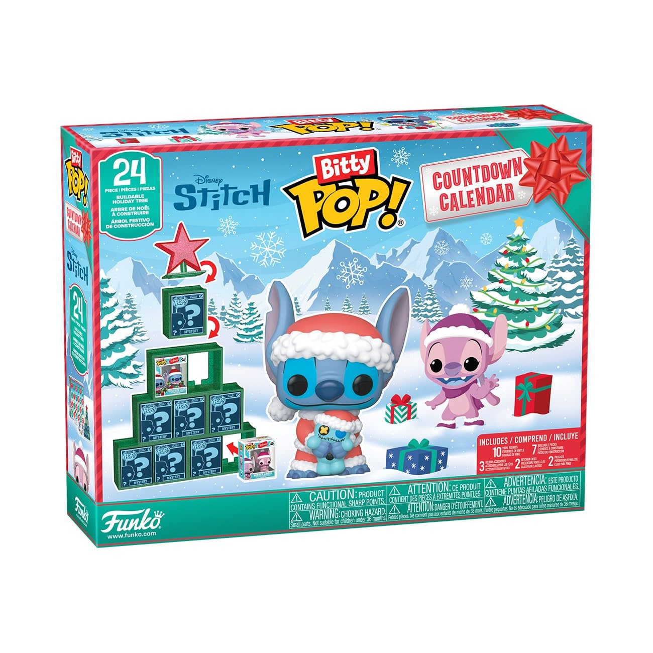 Funko Bitty Pop! Countdown Calendar: Stitch Holiday - Lilo and Stitch Advent Calendar