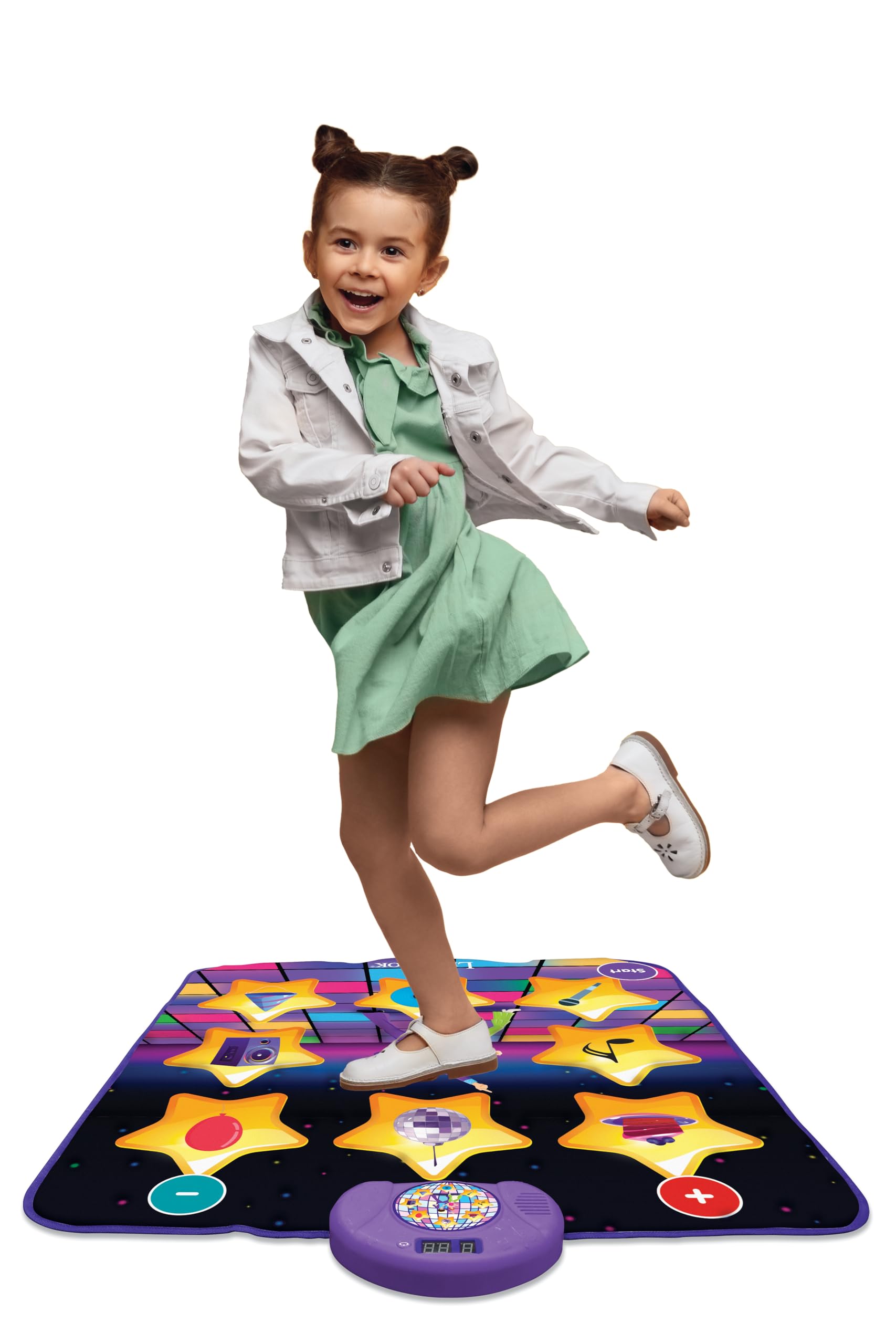 LEXIBOOK Electronic Dance Floor Mat - Illuminated Keys, Bluetooth Speaker, 6 Game Modes 3