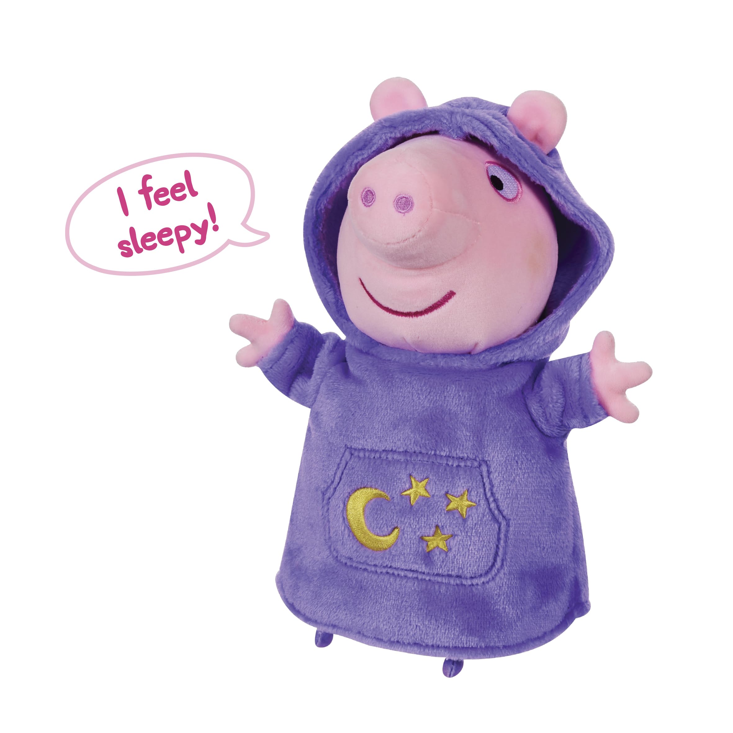 Sleepy Time Peppa - Talking Plush Toy with Sound Effects for Toddlers