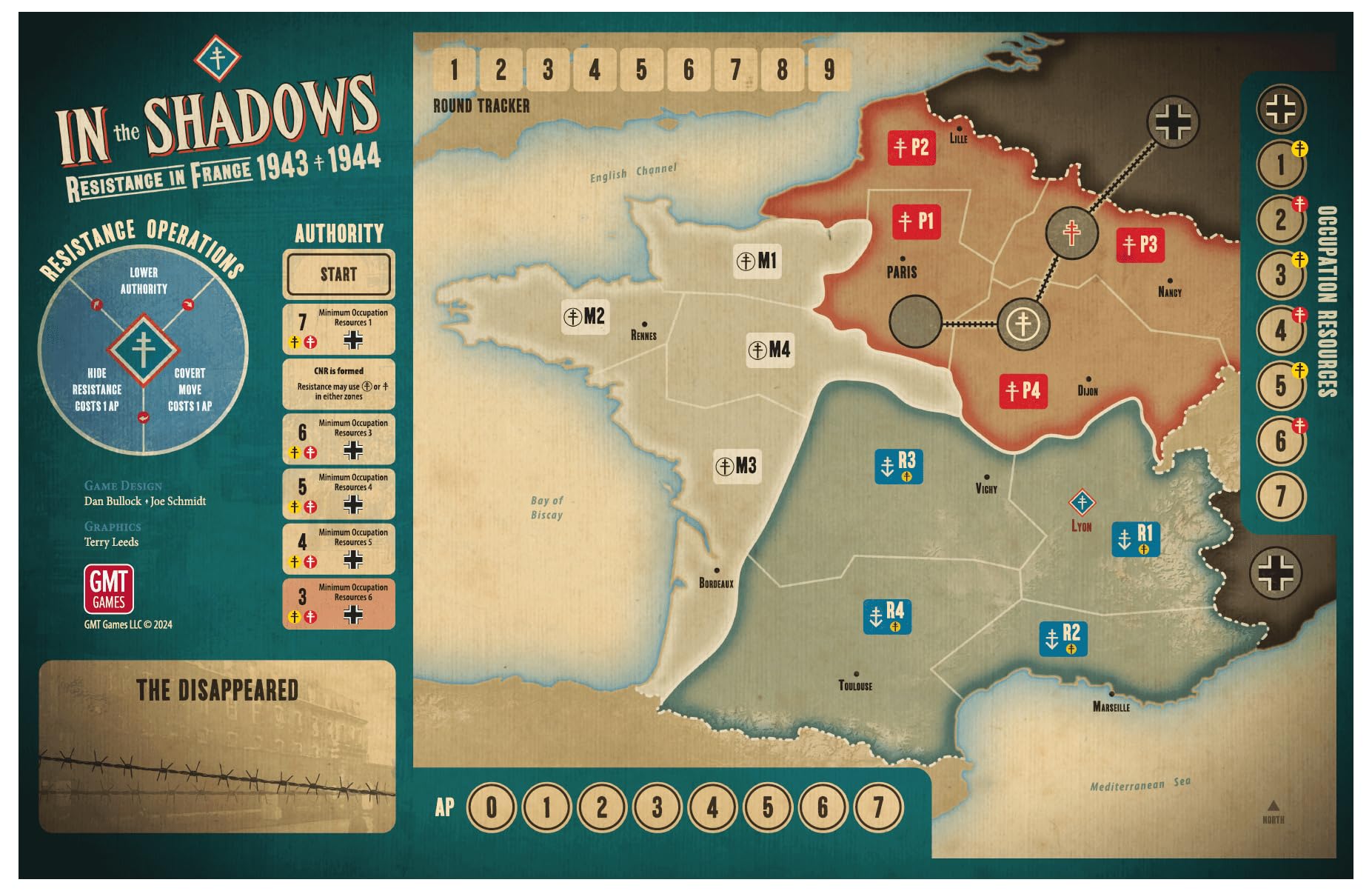 GMT Games In The Shadows Board Game | 2 Players | Adult | English 3