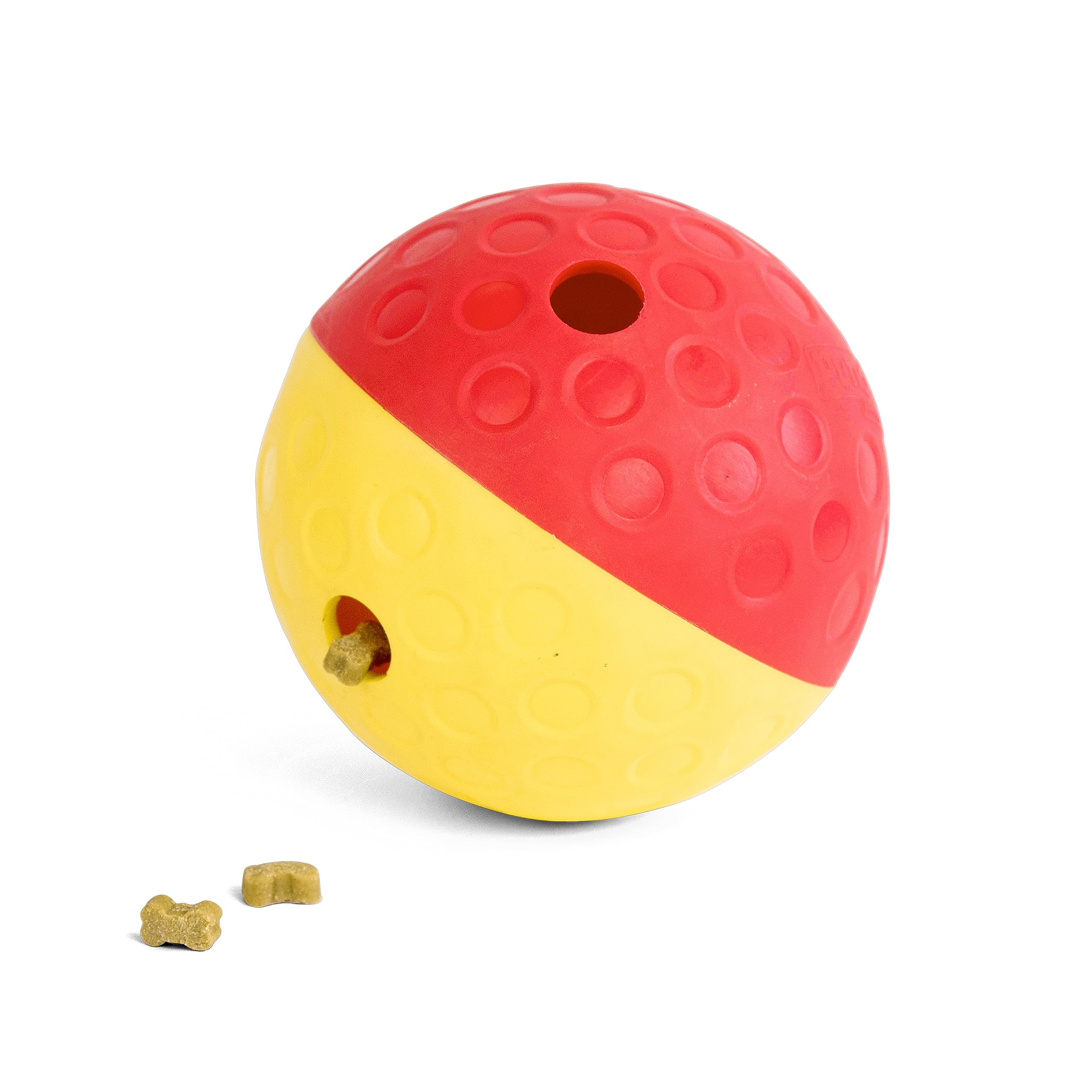 Outward Hound Nina Ottosson Treat Tumble Interactive Dog Toy - Level 1 Beginner Puzzle | Red | Plastic