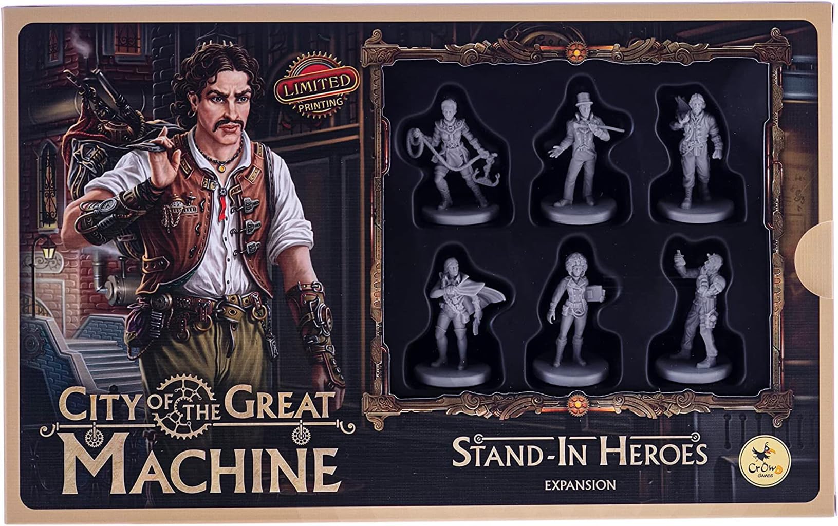 CrowD Games City of The Great Machine: Stand-In Heroes Brettspiel-Erweiterung