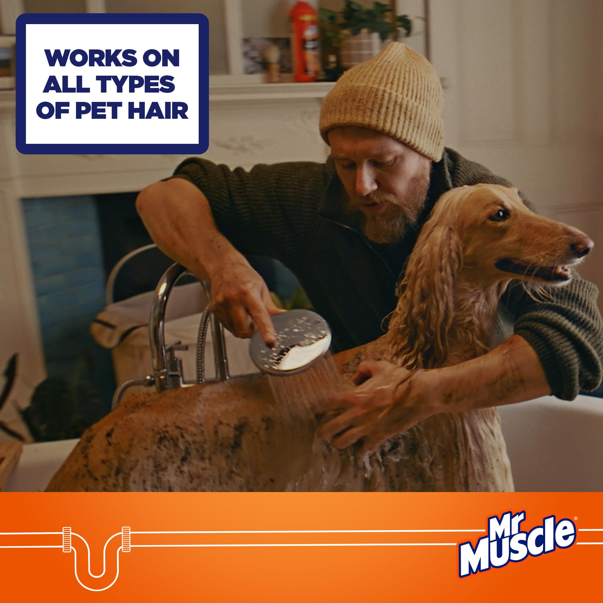 Mr Muscle - Abflussreiniger-Gel gegen Tierhaare 4