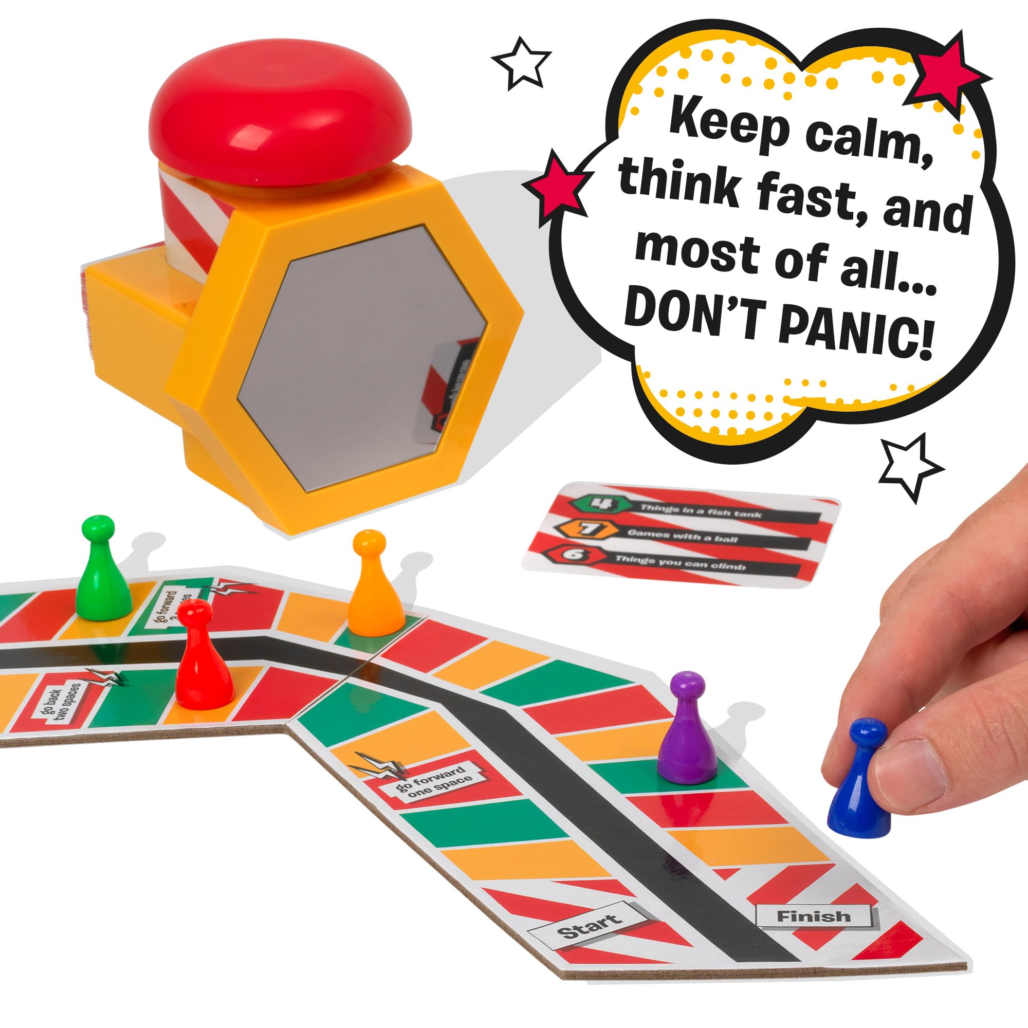 Ideal Don't Panic Family Board Game 12