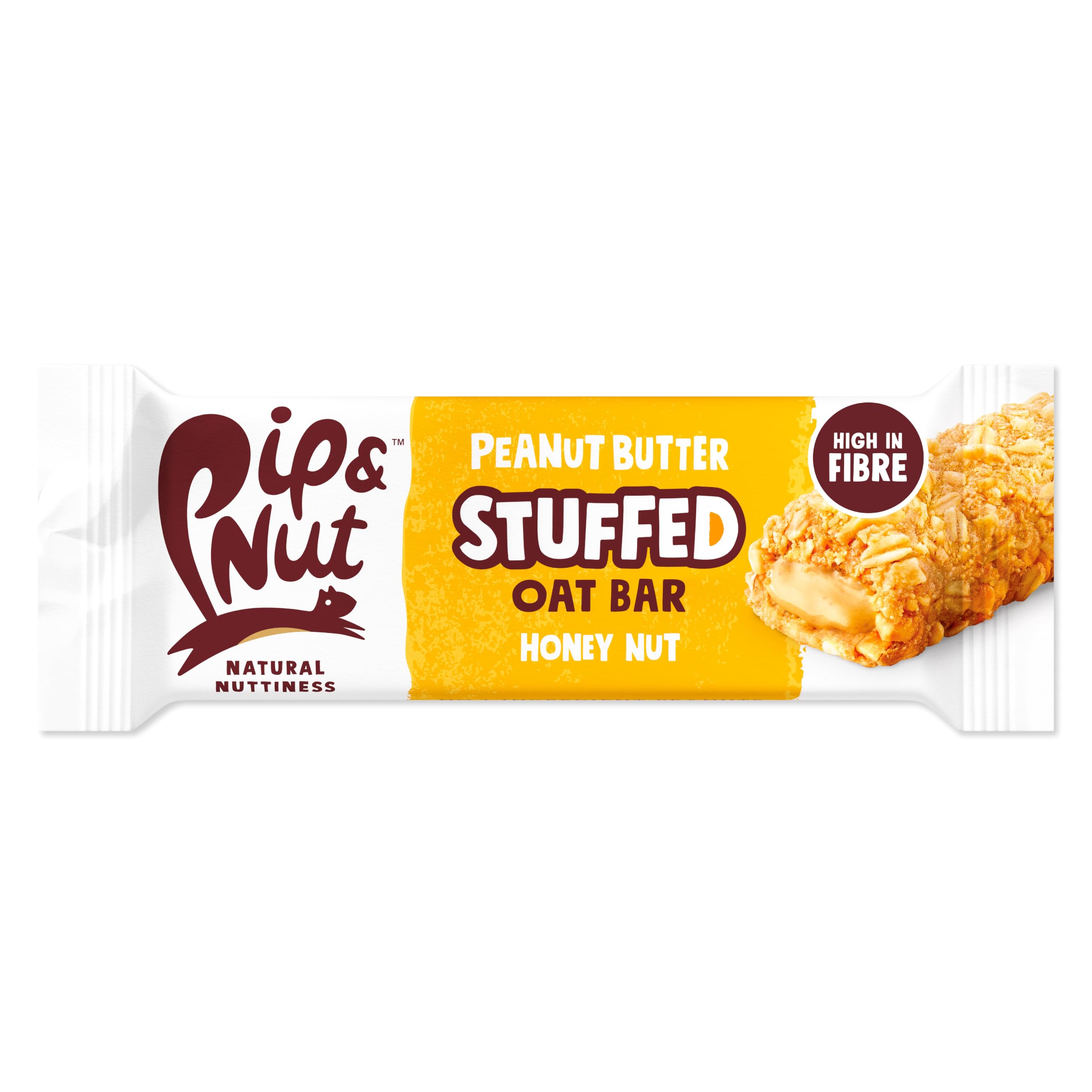 Pip & Nut Peanut Butter Stuffed Honey Nut Oat Bar - Energy Boost | 15 x 45g Bars 2