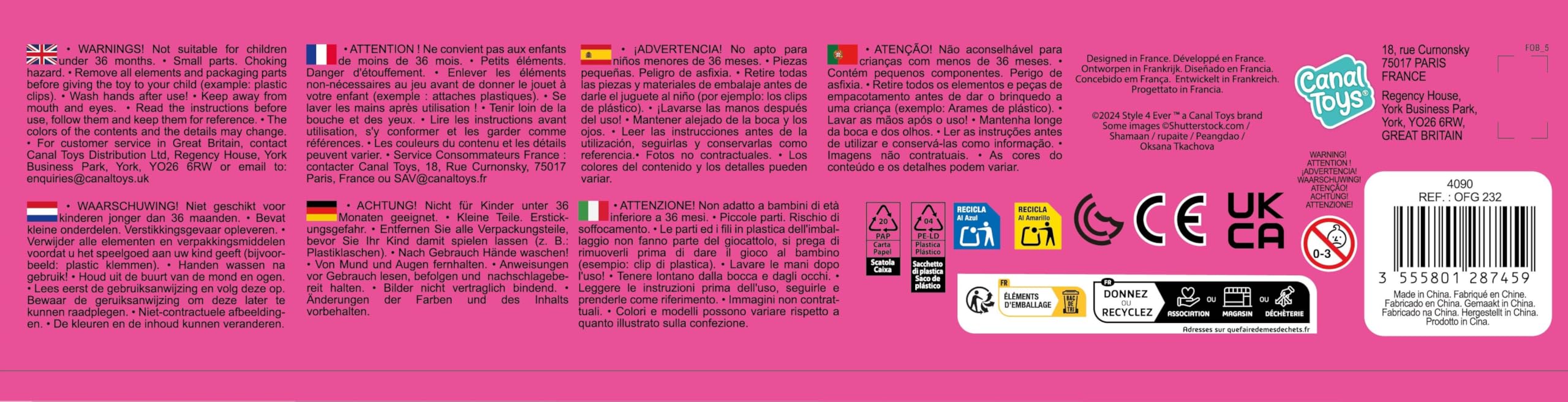 Fashion Designer Studio - Real Adhesive Fabrics & Design Kit for Kids 4