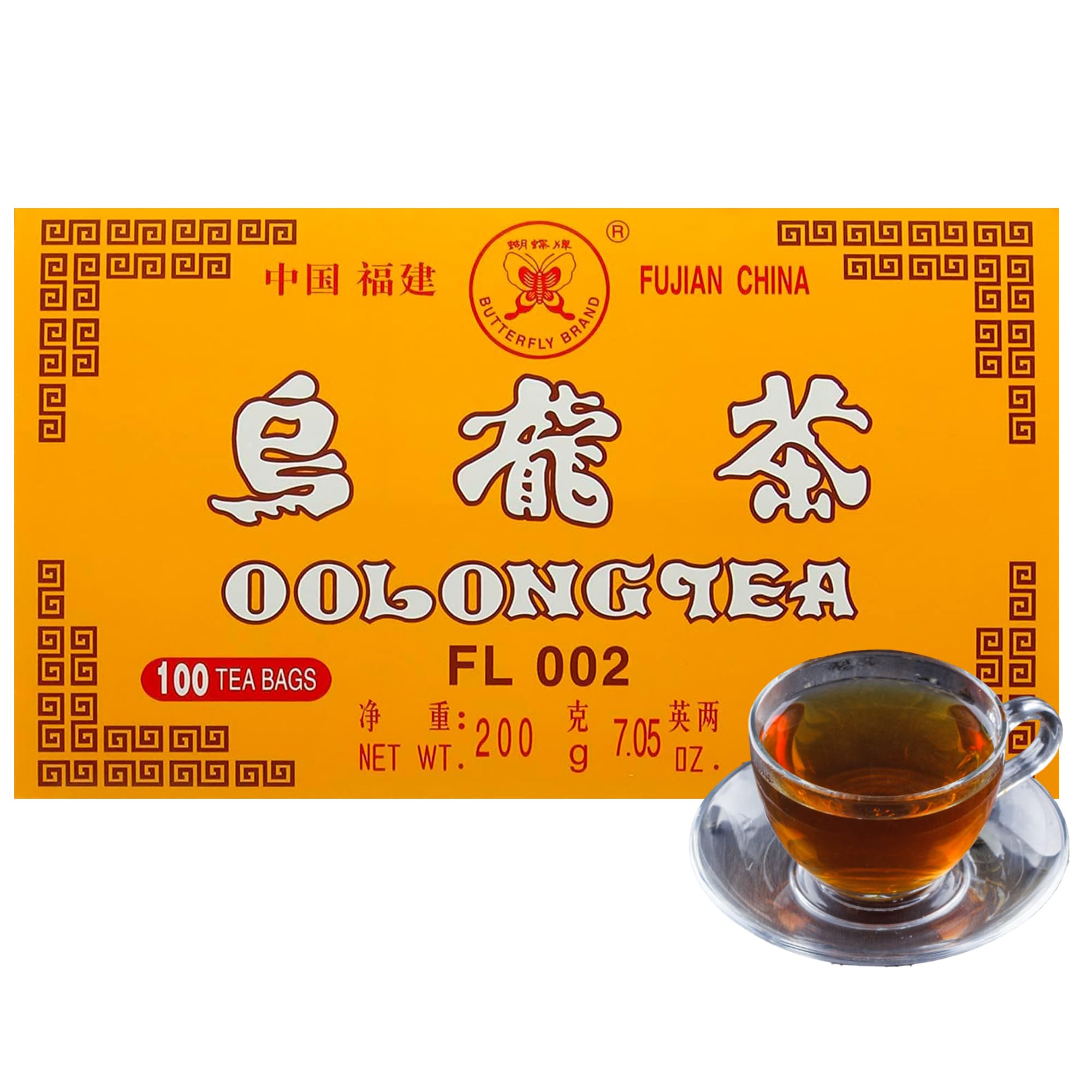 Double Dragon - China Oolong Tea 100% Pure | 100 Tea Bags 1