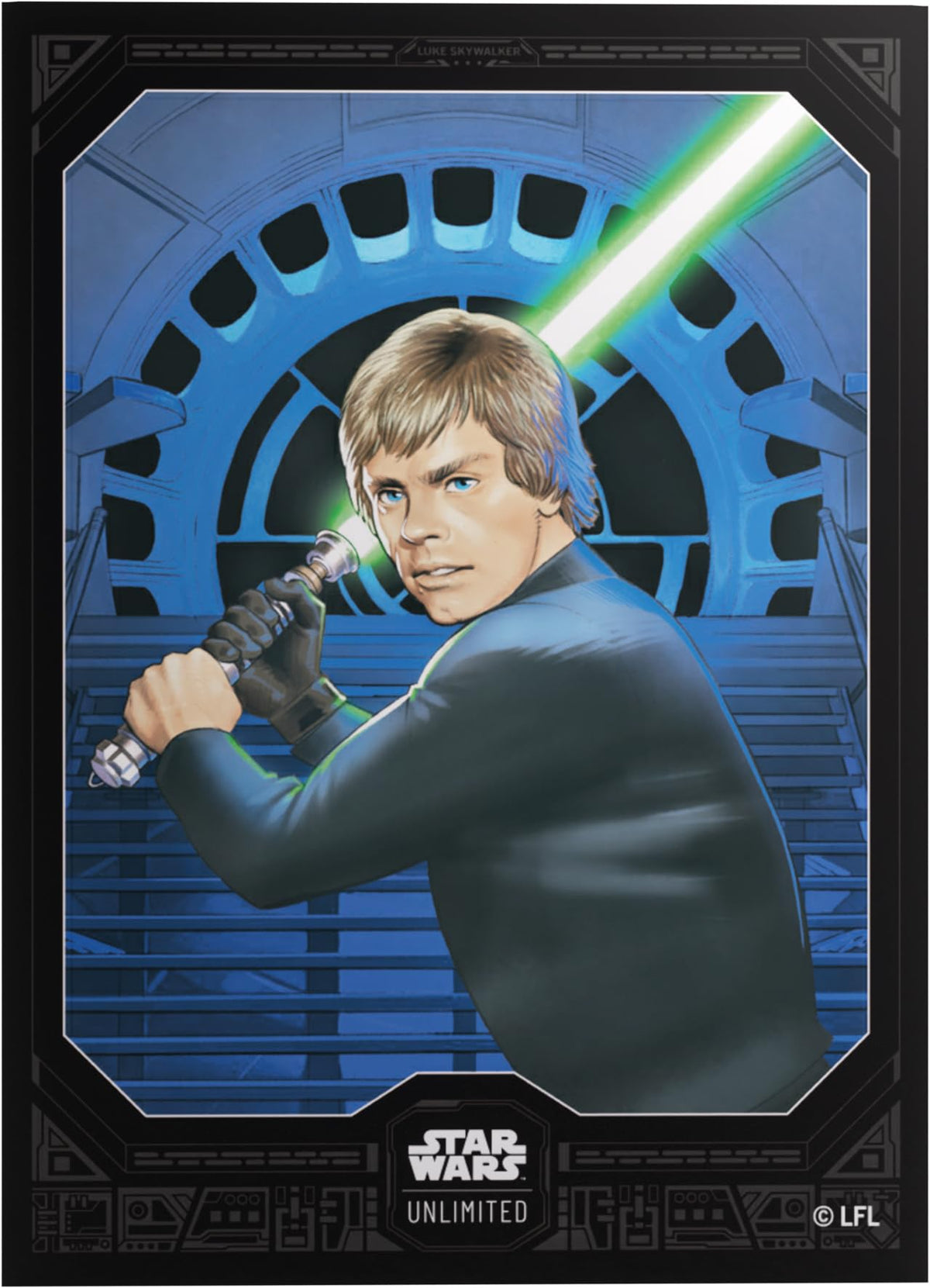Gamegenic Star Wars Unlimited Art Sleeves - Jedi Luke Skywalker, 60 Sleeves + 2 Clear
