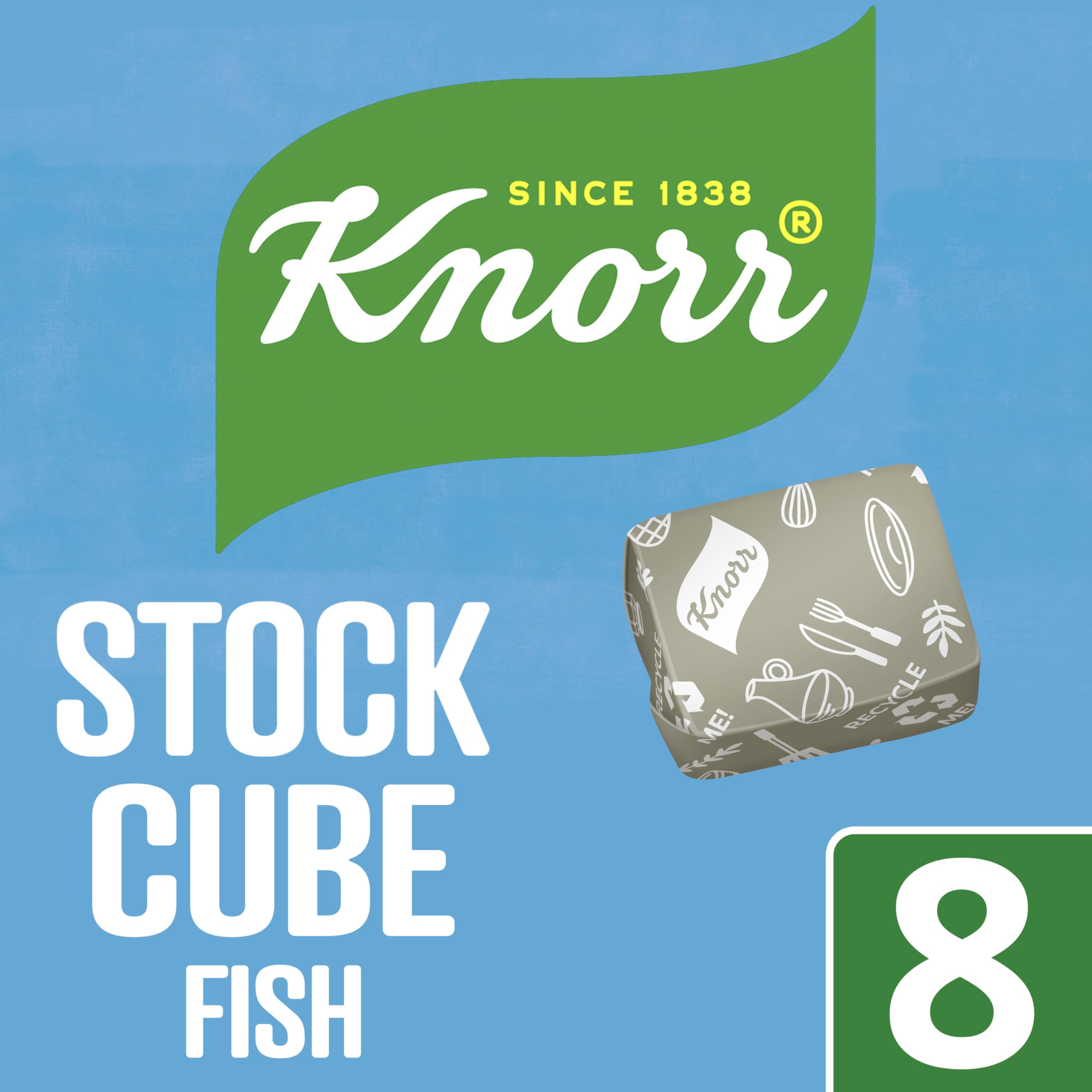 Knorr Fish Stock Cubes Gluten-Free - Authentic Fish Flavour for Soups, Sauces & Paella 7