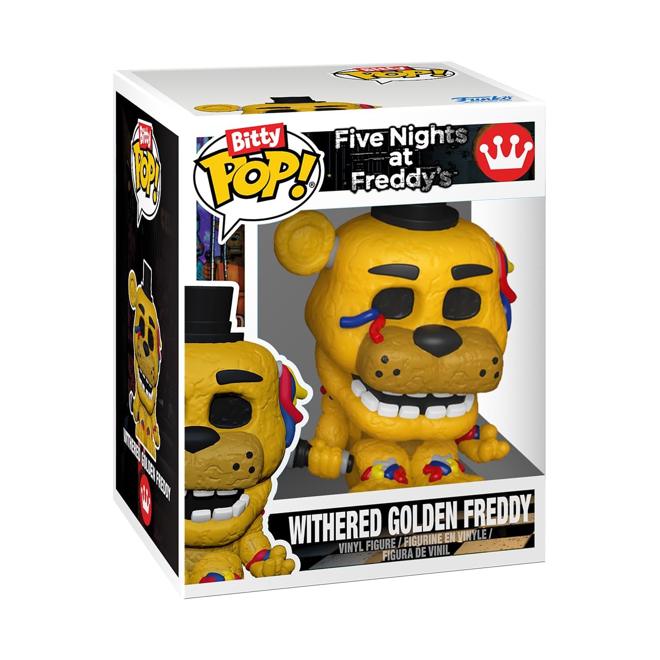 Funko Bitty POP! Five Nights at Freddy's 4-Pack: Golden Freddy, Marionette, Lolbit, Sun & Moon