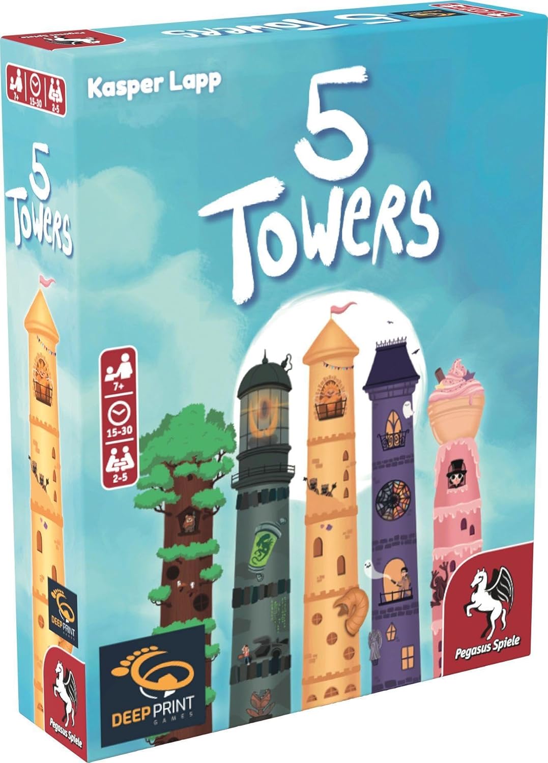Pegasus Spiele 5 Towers Board Game (English Edition) 1