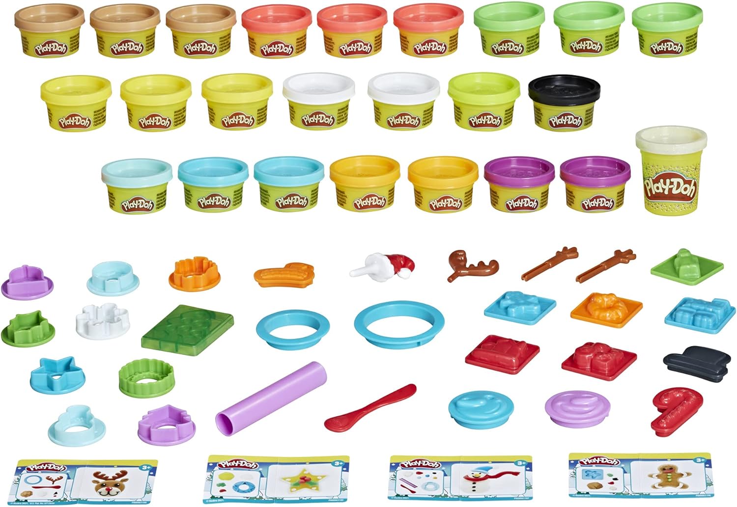 Play-Doh Advent Calendar - 24 Days of Creative Fun with Play-Doh Pots & Tools for Kids 4