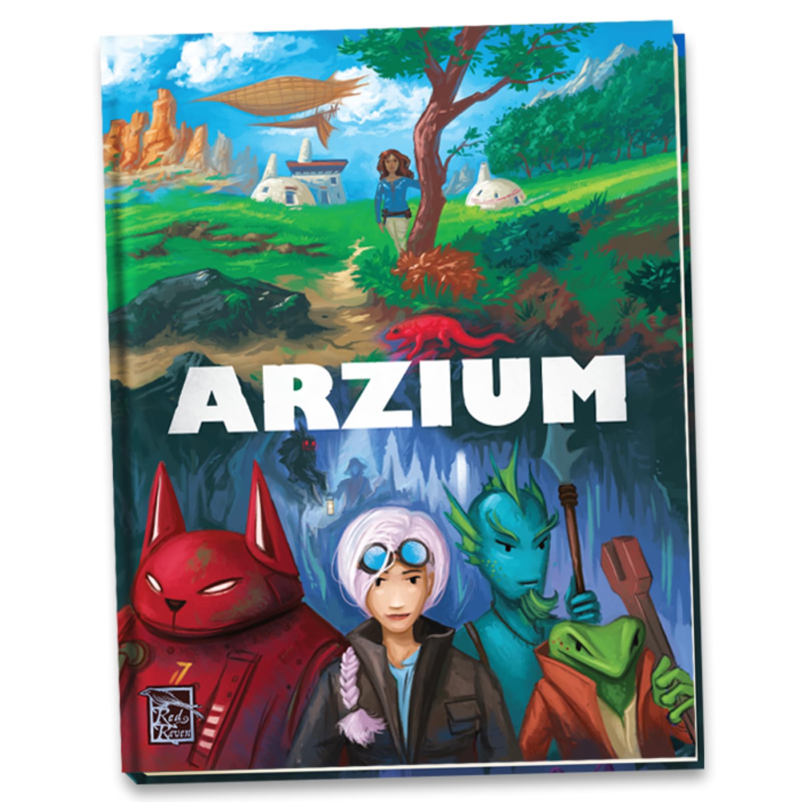 Red Raven World of Arzium RPG Book - Hardcover | English Language