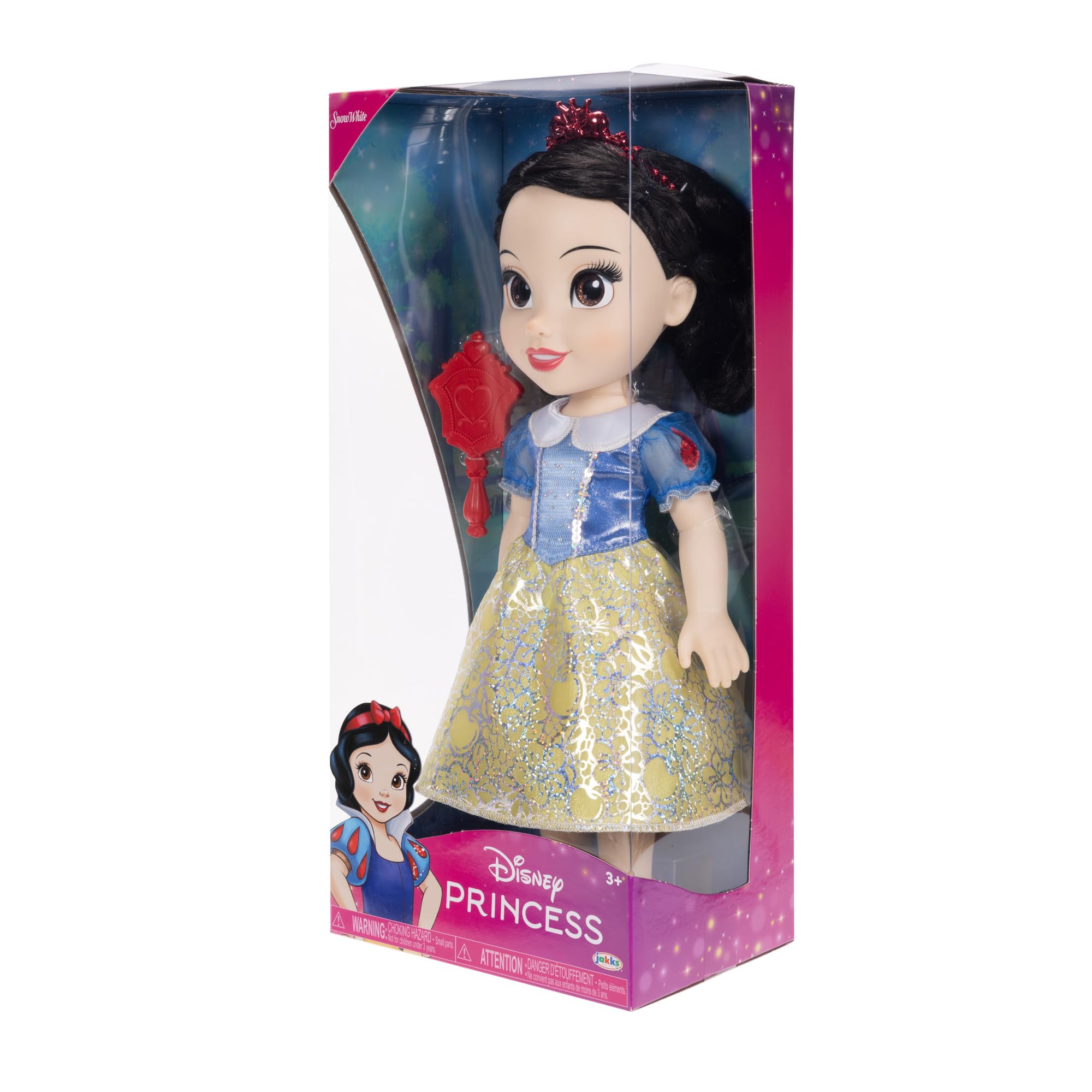 Disney Princess Snow White Fashion Doll - 14"/35cm Tall, Platinum Holofoil Dress | Ages 3+ 8