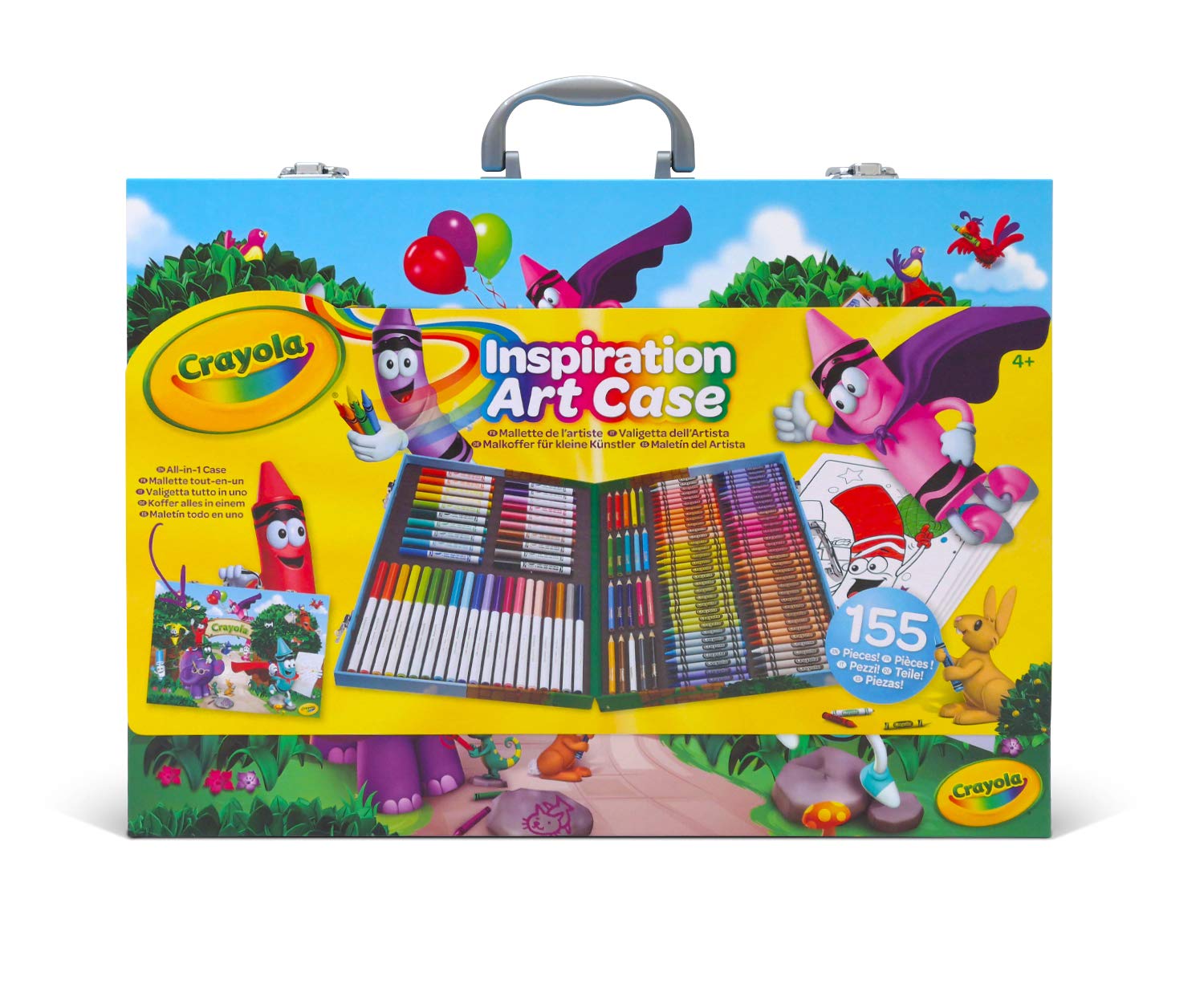 Crayola Inspiration Art Case - 155-Piece Kids Art Supply Set with Crayons, Markers & Pencils 3