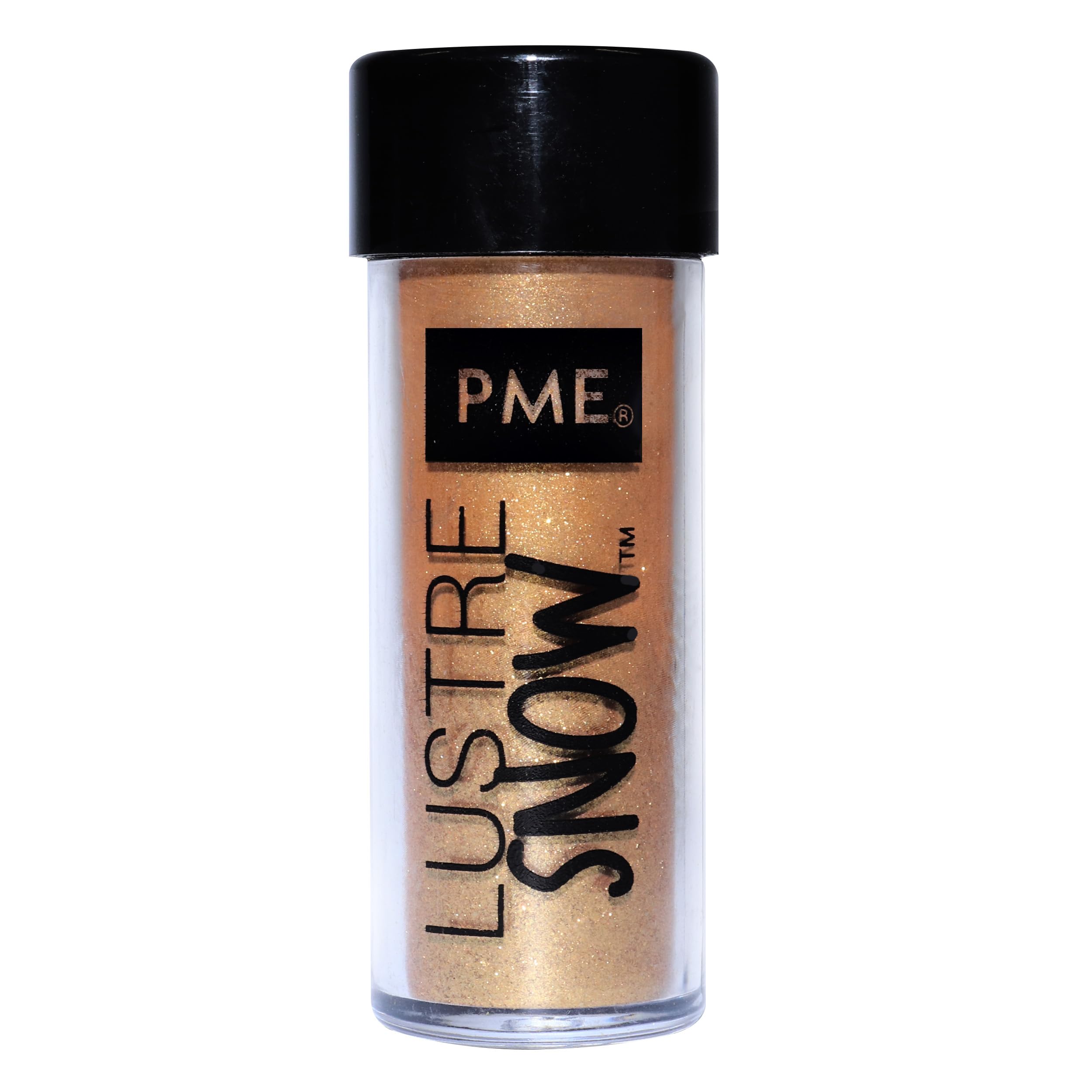 PME Edible Lustre Snow Sprinkles - Gold, 10g Shaker Bottle 4