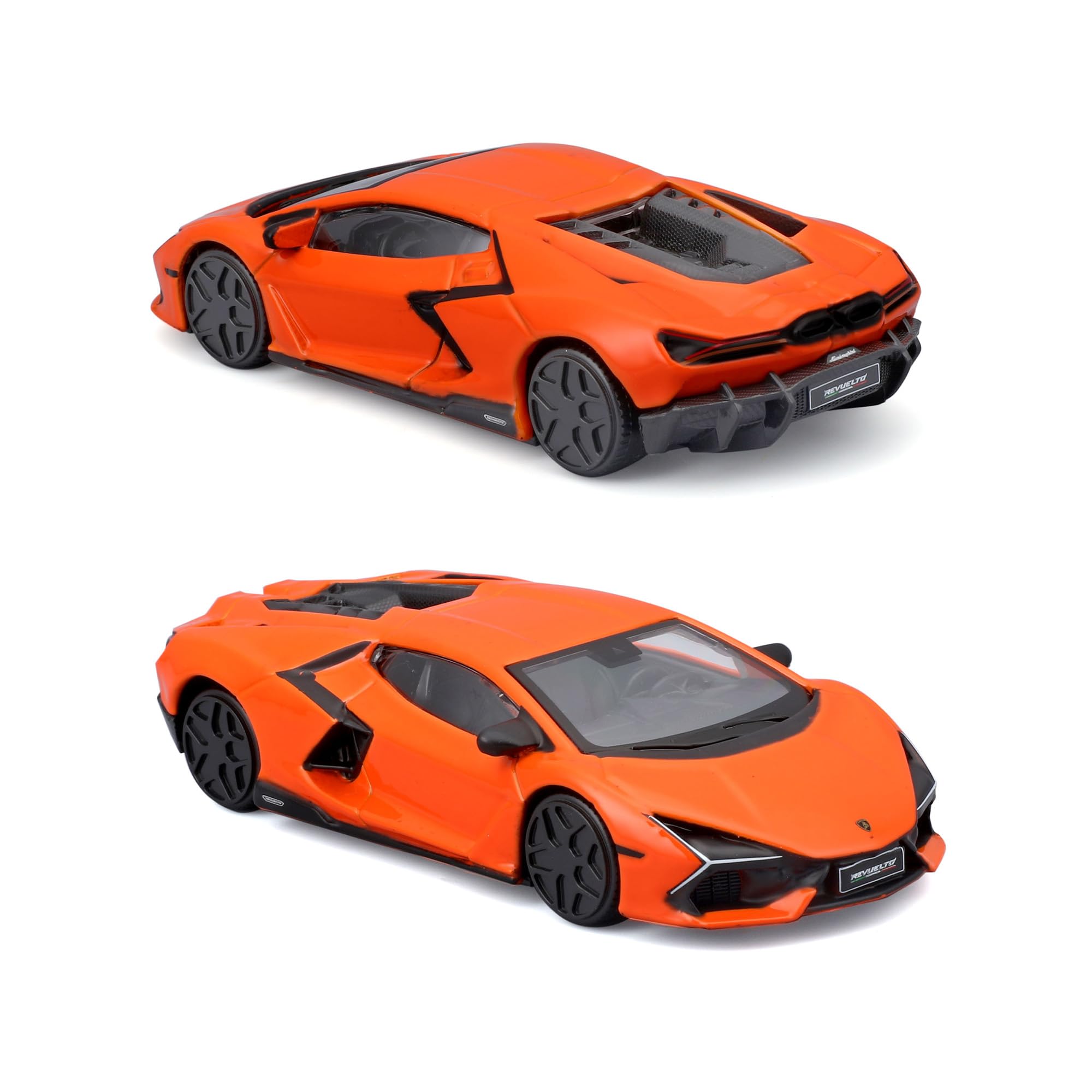 Bburago - Lamborghini Revuelto Orange, 1:43 Scale Die-Cast Metal Car, Super 4