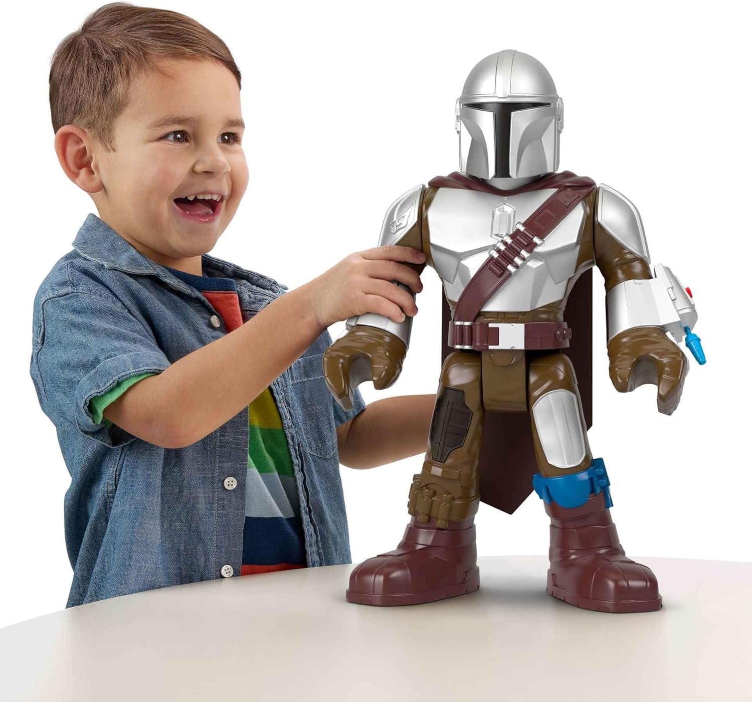 Fisher-Price Imaginext STAR WARS The Mandalorian XXL Action Figure - 16.25 Inch, Ages 3+ 7
