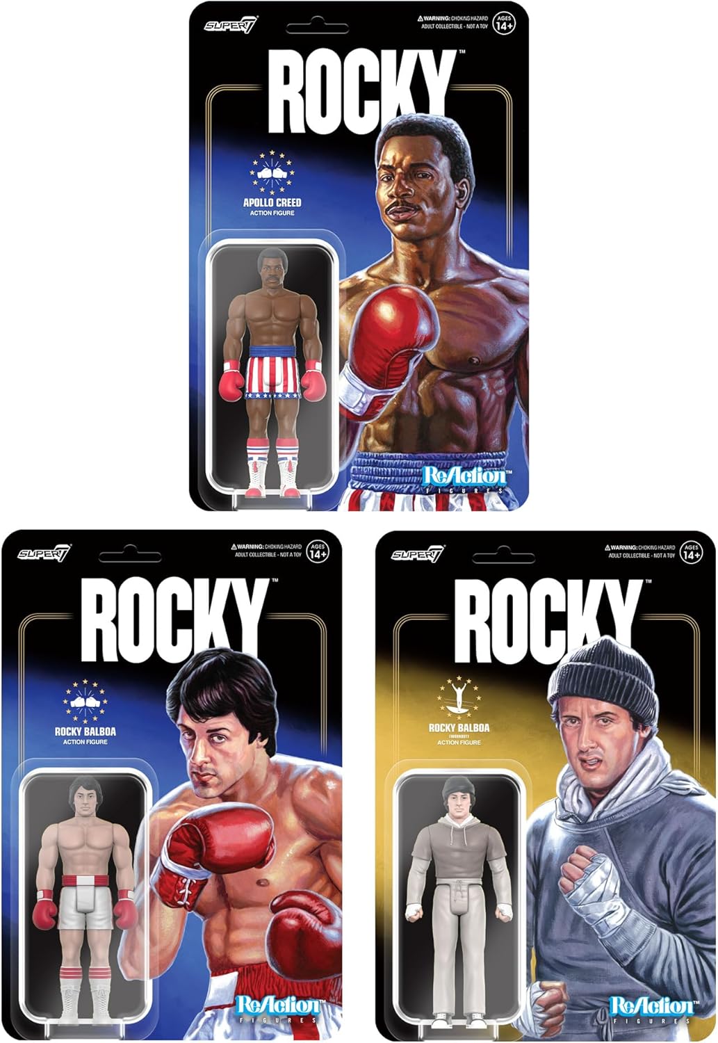 SUPER7 ReAction Rocky Wave 2 - Rocky Balboa Action Figure (S7-RB-RW2)