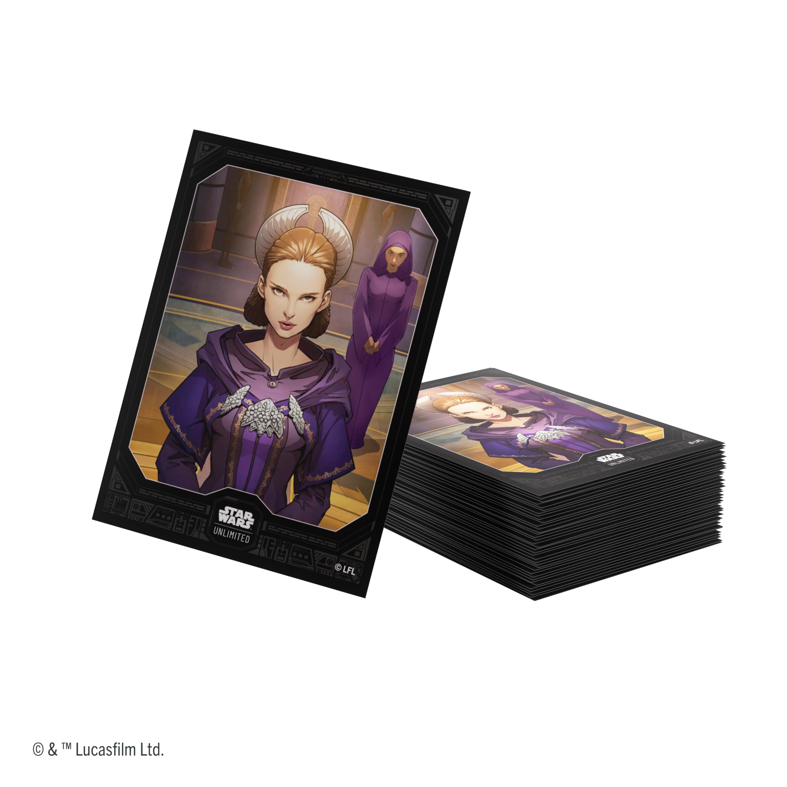 Gamegenic Star Wars: Unlimited Premium Art Sleeves - Padme Amidala | 62 Count | 66x92mm