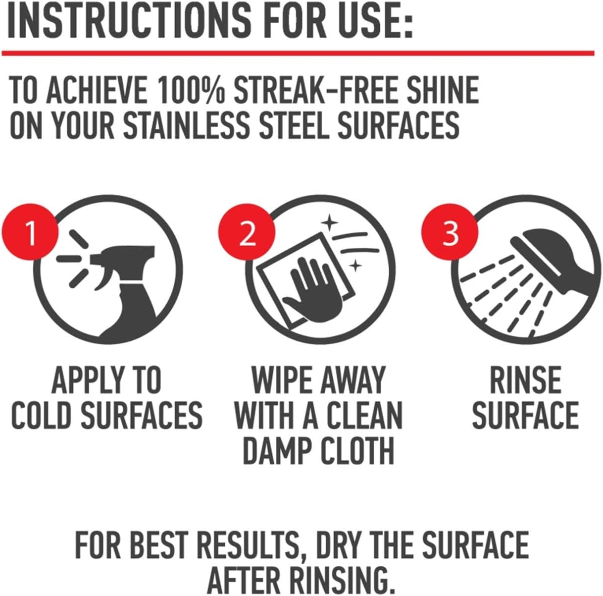 Cif Perfect Finish Stainless Steel Streak-Free Shine Spray, 435ml 7