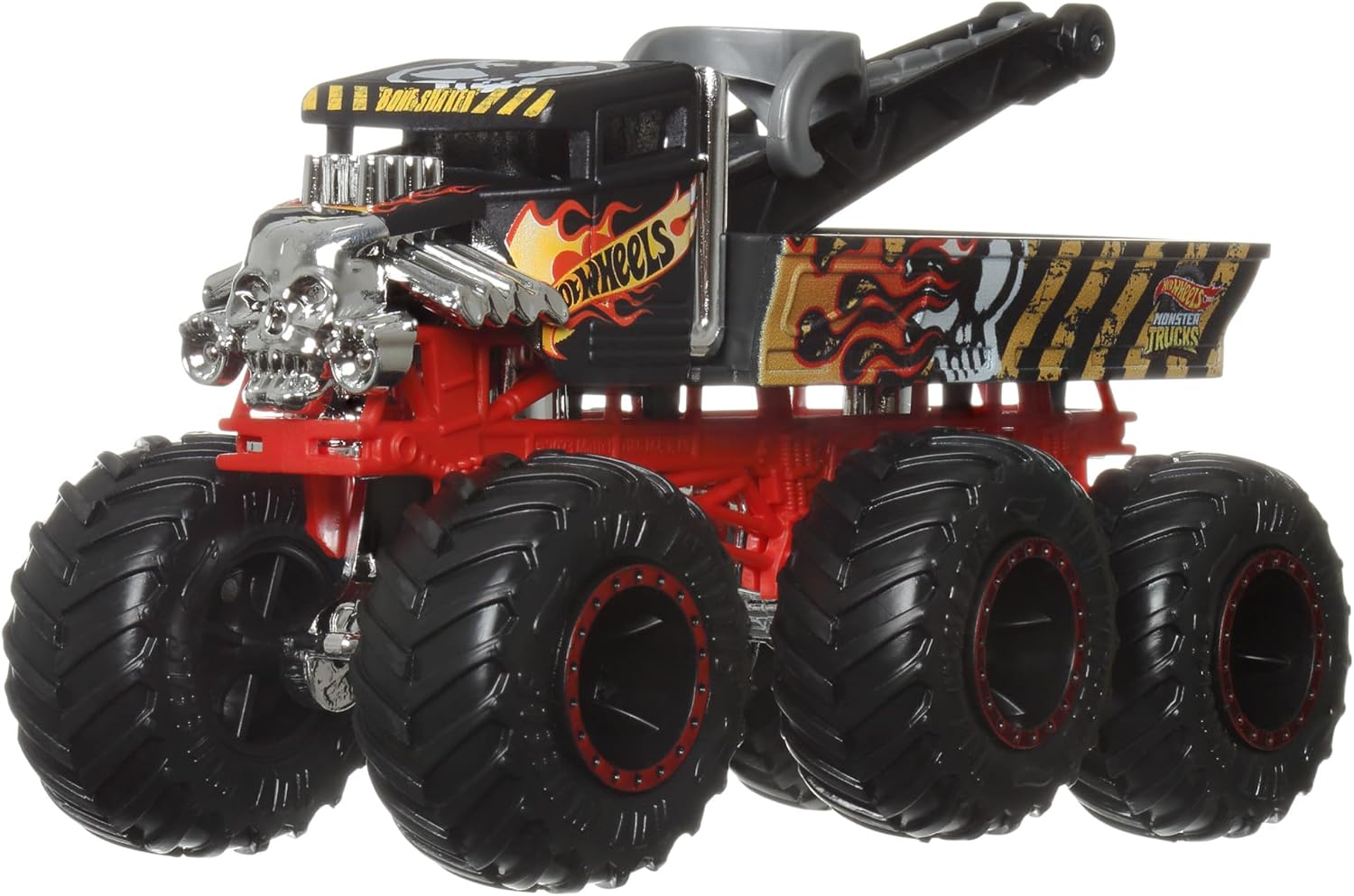 Hot Wheels Monster Trucks Big Rigs - 1:64 Scale 6-Wheel Toy Truck for Kids 3+