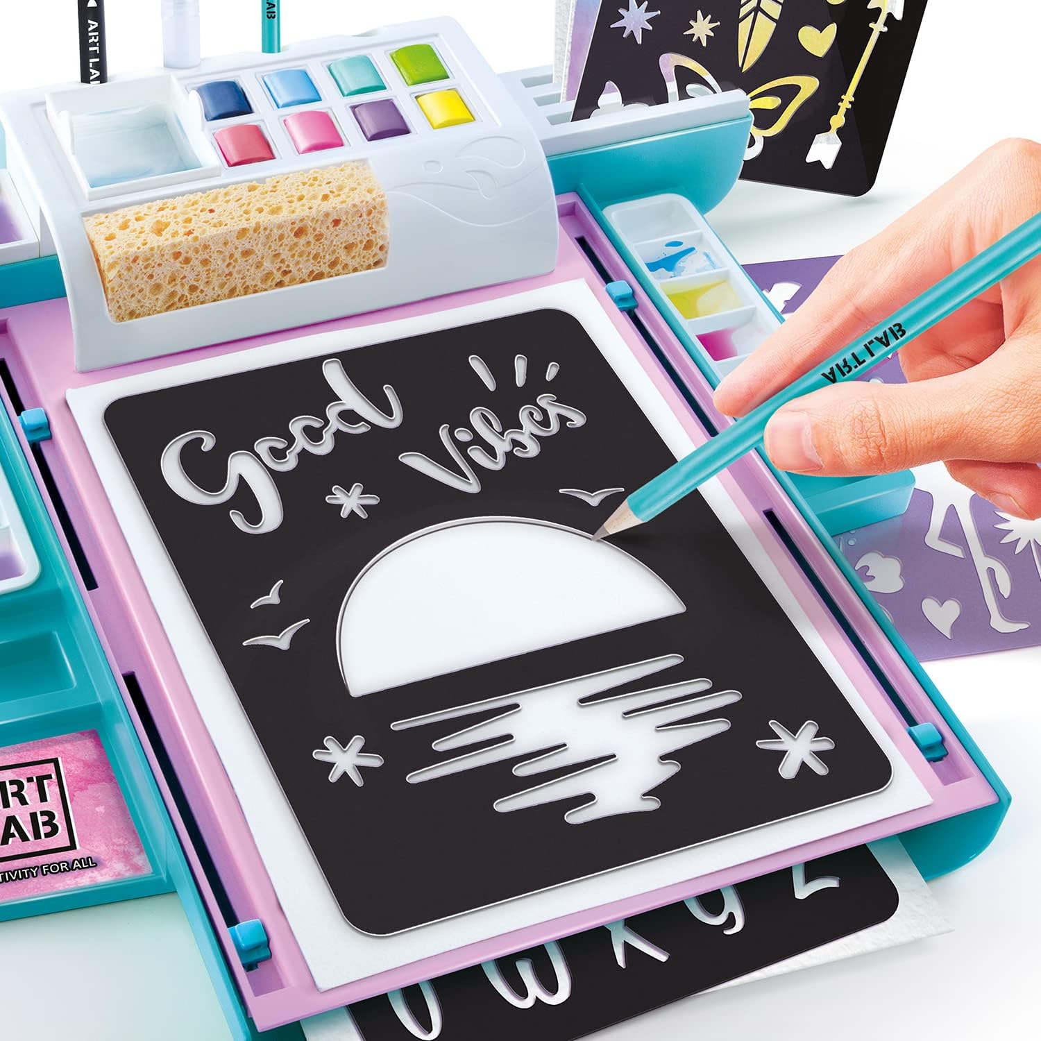 Art Lab ART 009 Watercolour Studio - Complete Art Set for Kids 6+ 6