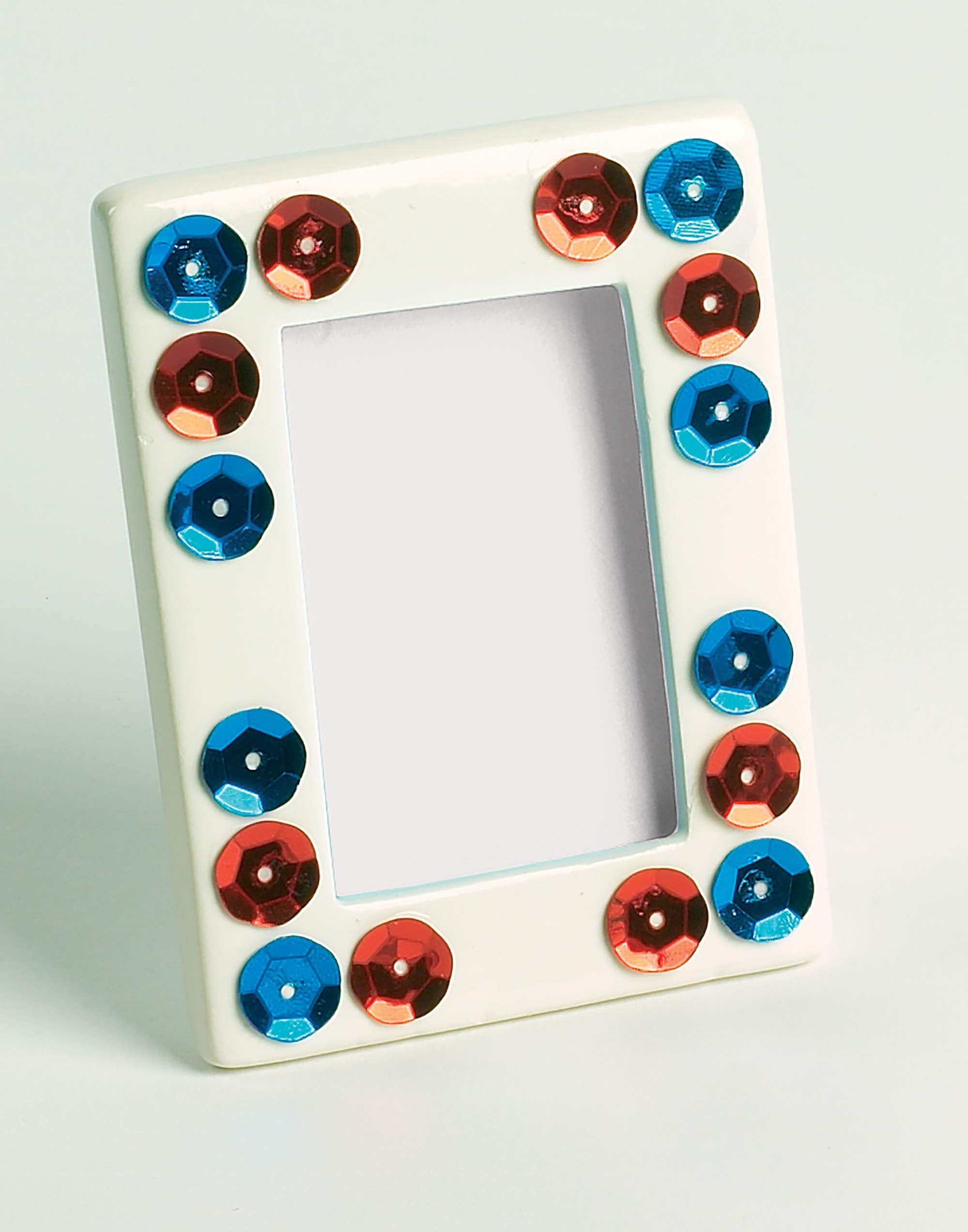 Baker Ross EX4523 Coloured Sequins Value Pack - Assorted Shiny Craft Embellishments for Kids 8