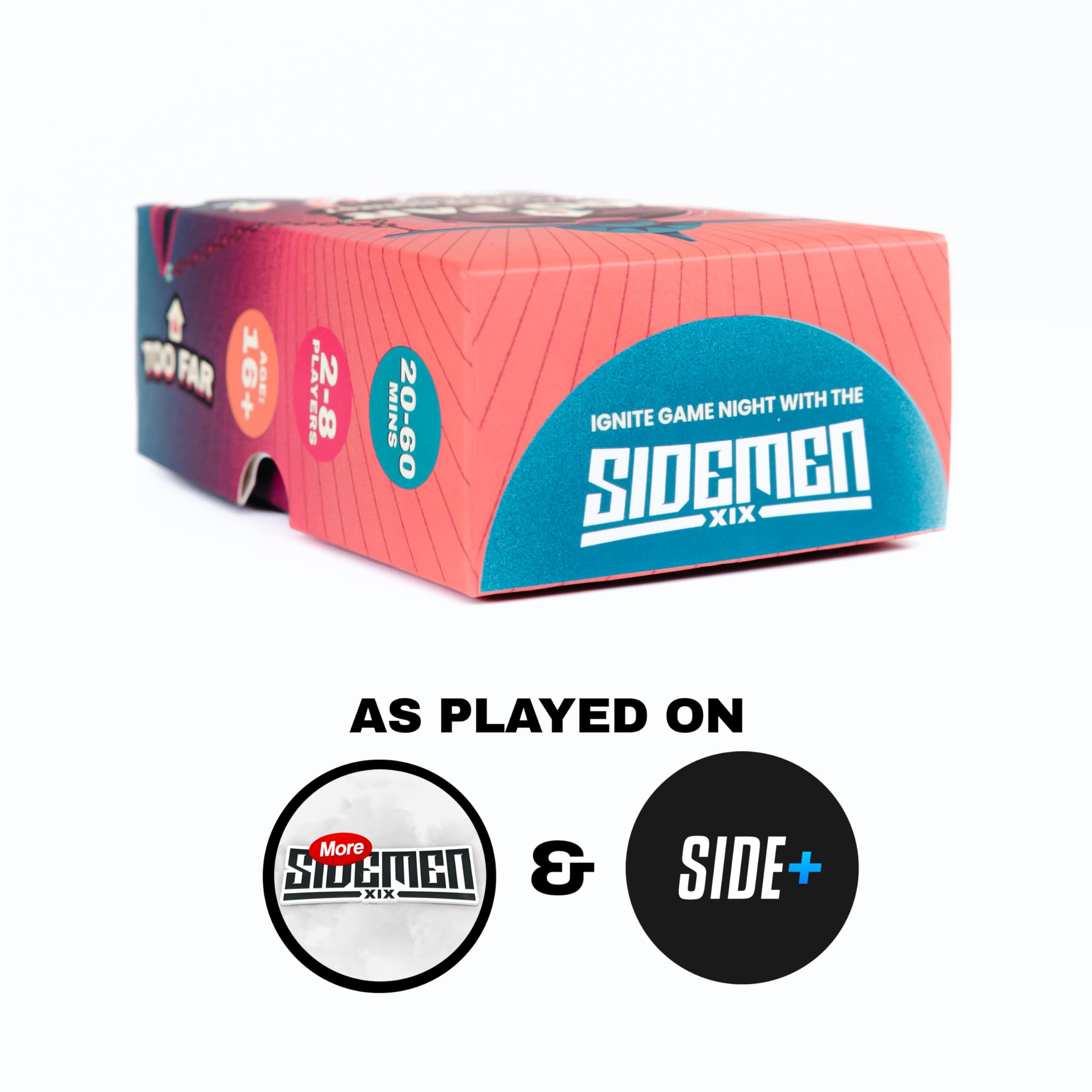 The Sidemen TOO FAR Card Game - Morally Outrageous Party Game 3