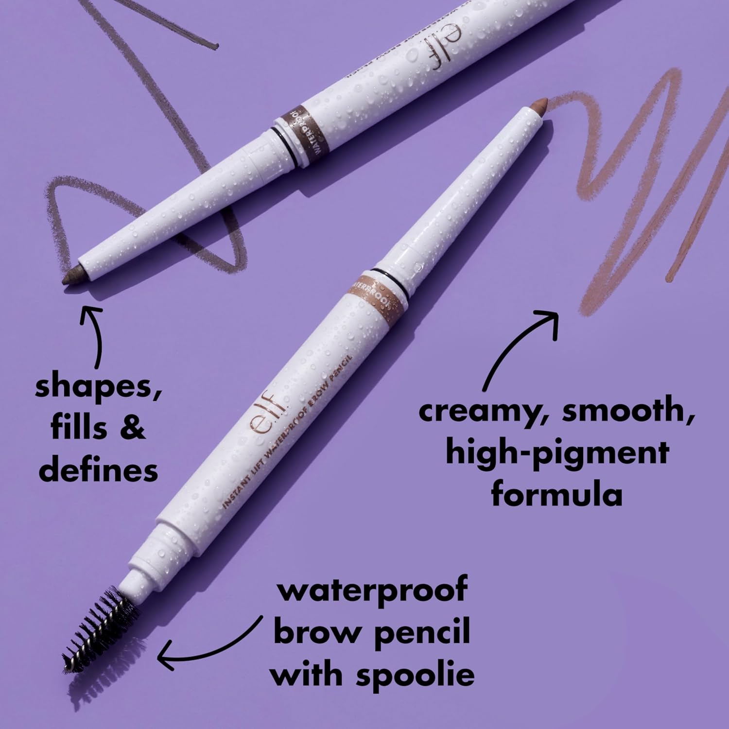e.l.f. Instant Lift Waterproof Brow Pencil (0.24g) - Taupe 4